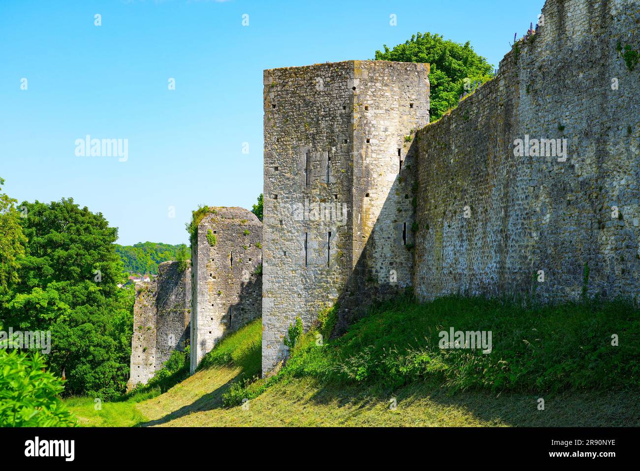 Ramparts of Provins, surrounding this World Heritage walled city