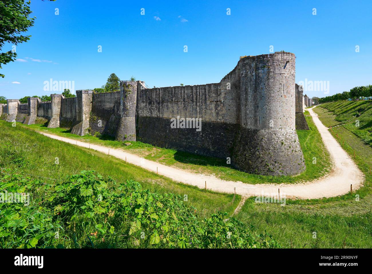 Ramparts of Provins, surrounding this World Heritage walled city