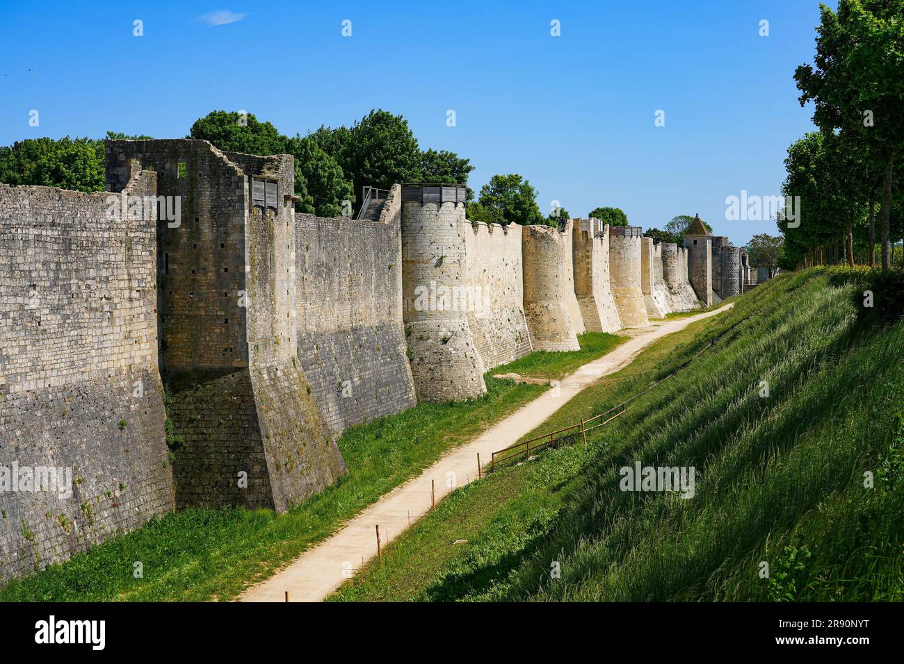 Ramparts of Provins, surrounding this World Heritage walled city