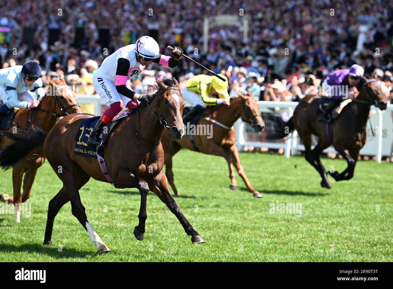 23rd June 2023; Ascot Racecourse, Berkshire, England Royal Ascot Horse Racing, Day 4; Race 1