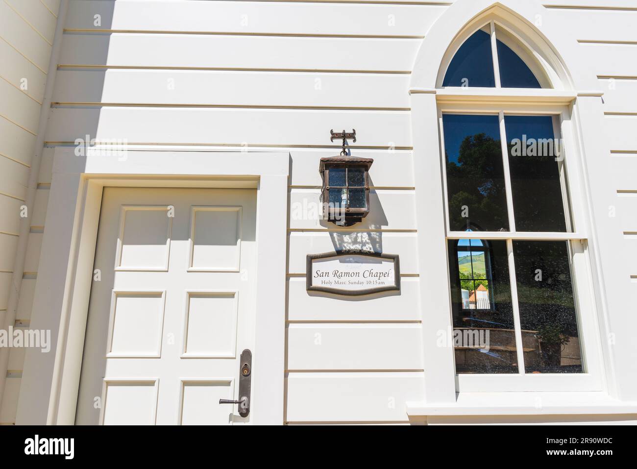 Chapel of San Ramon, Santa Barbara County, California USA Stock Photo ...