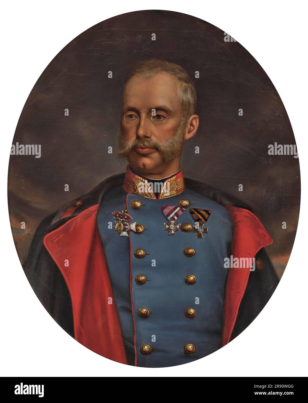 Portrait of Archduke Albrecht of Austria, Duke of Teschen (1817-1895 ...