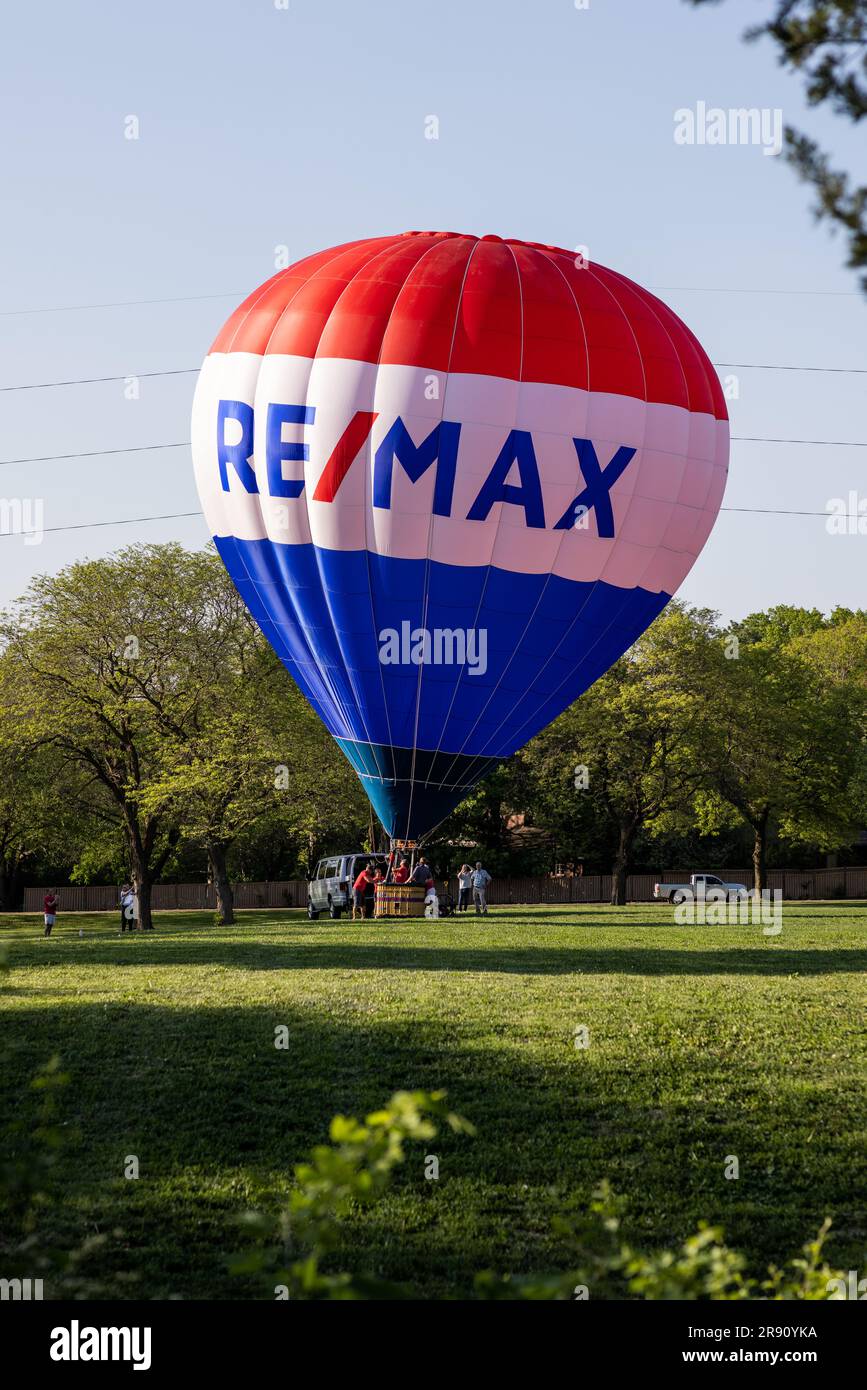 RE/MAX hot air balloon Stock Photo - Alamy