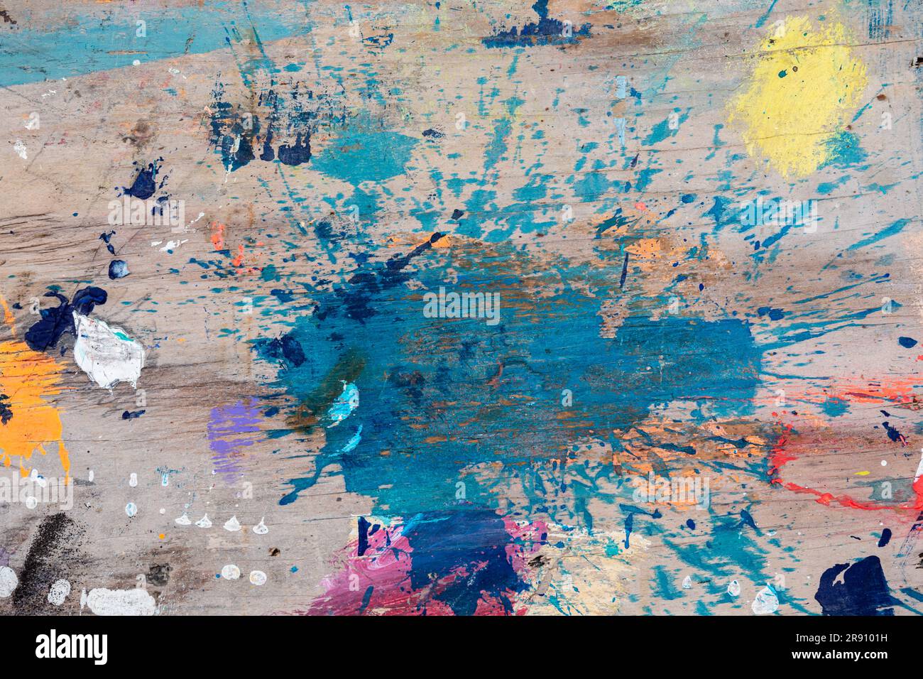 Colorfully splattered surface hi-res stock photography and images - Alamy