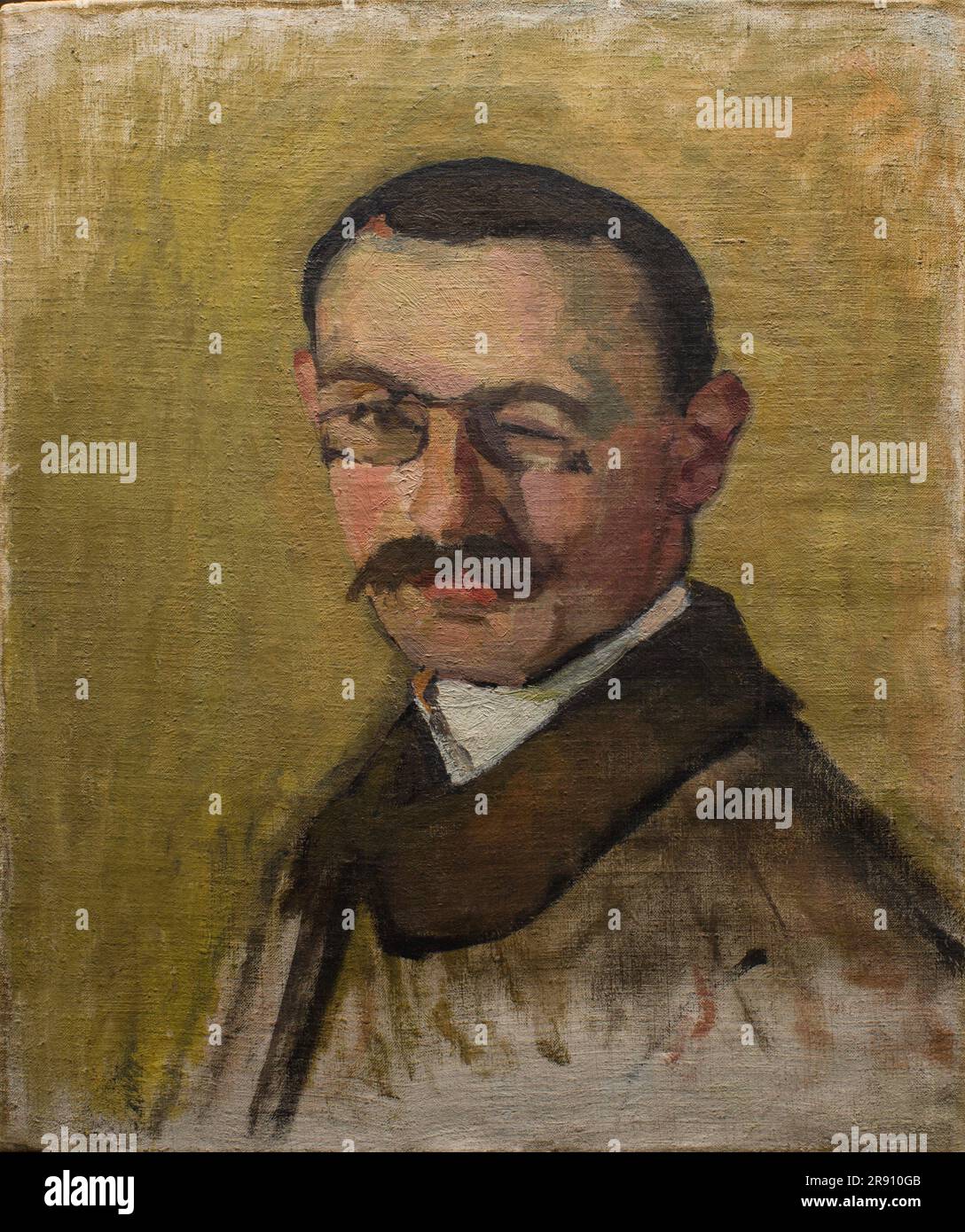 Self-portrait, 1904. Found in the collection of the Mus&#xe9;e des Beaux-Arts, Bordeaux. Stock Photo