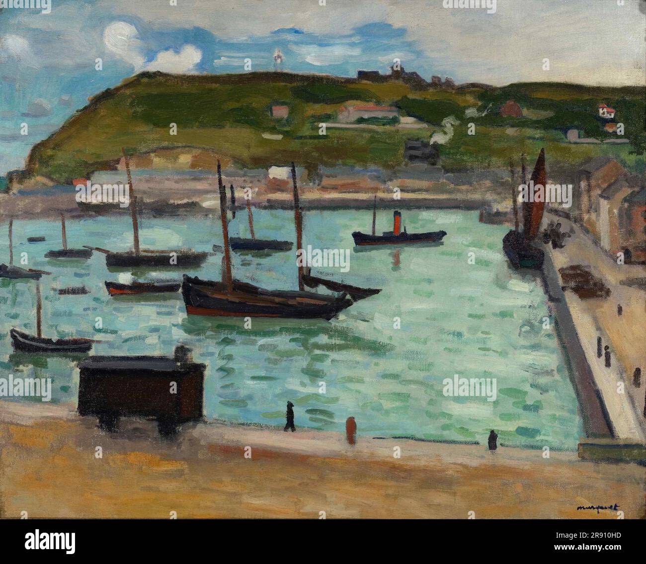 Le Port de F&#xe9;camp, 1906. Found in the collection of the Galerie de la Pr&#xe9;sidence. Stock Photo