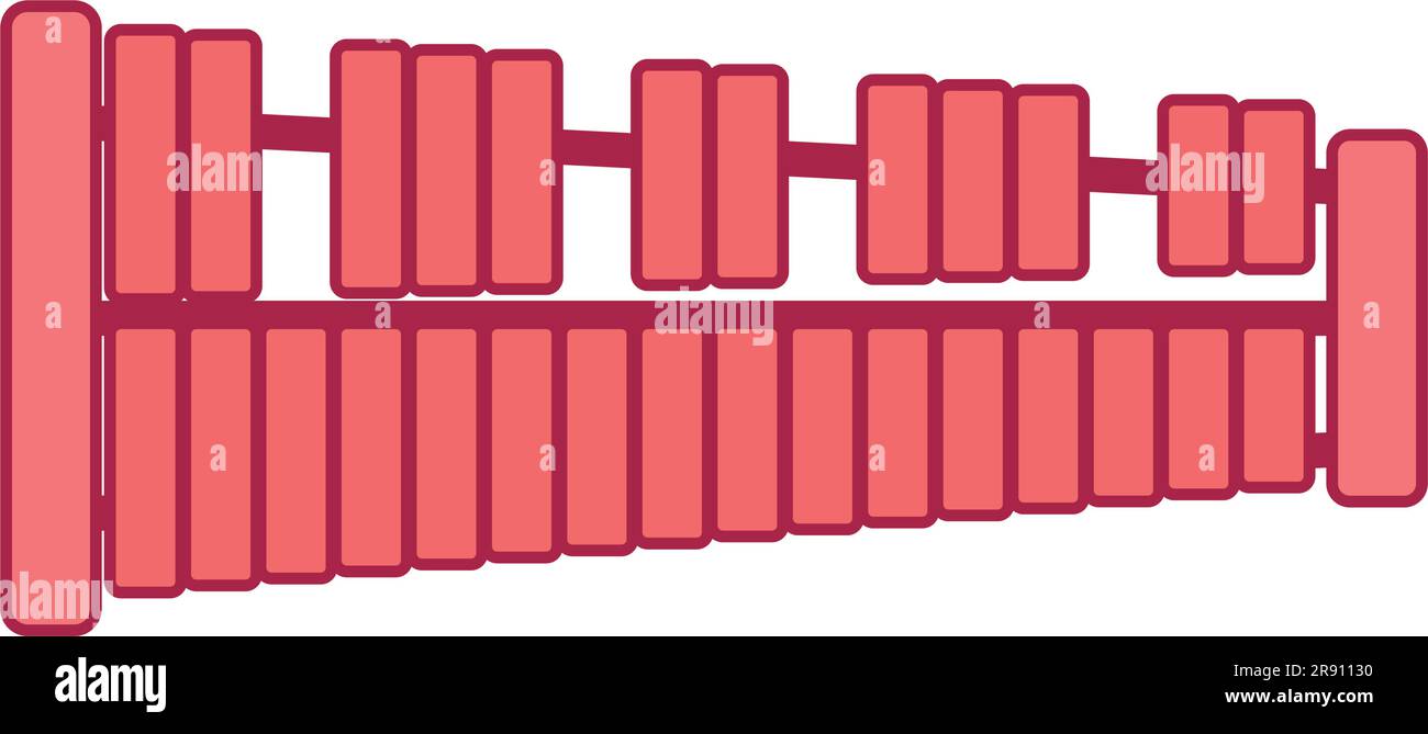 Isolated colored xylophone musical instrument icon Vector Stock Vector ...