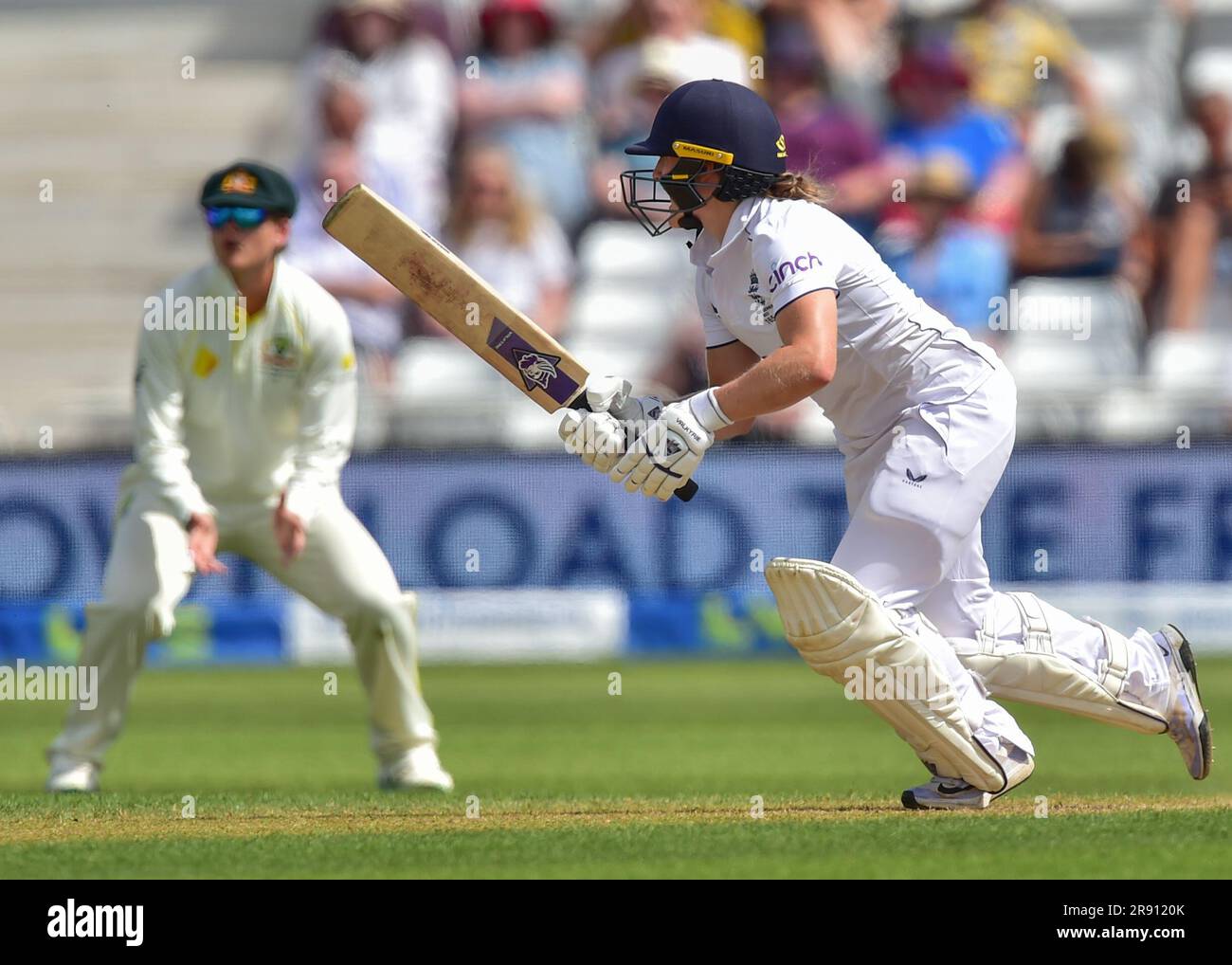 Trent Bridge Cricket Stadium, Nottingham UK. 23 June 2023. England Ladies v Australia Ladies in