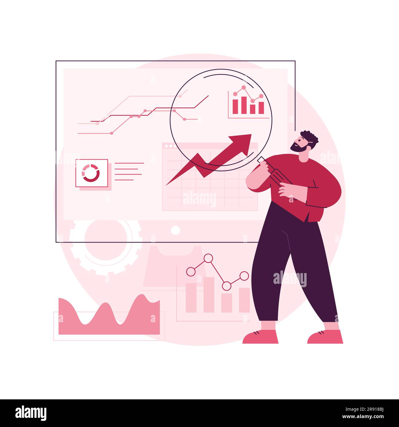 Business Analysis Abstract Concept Vector Illustration Identify Business Needs Determine 6271