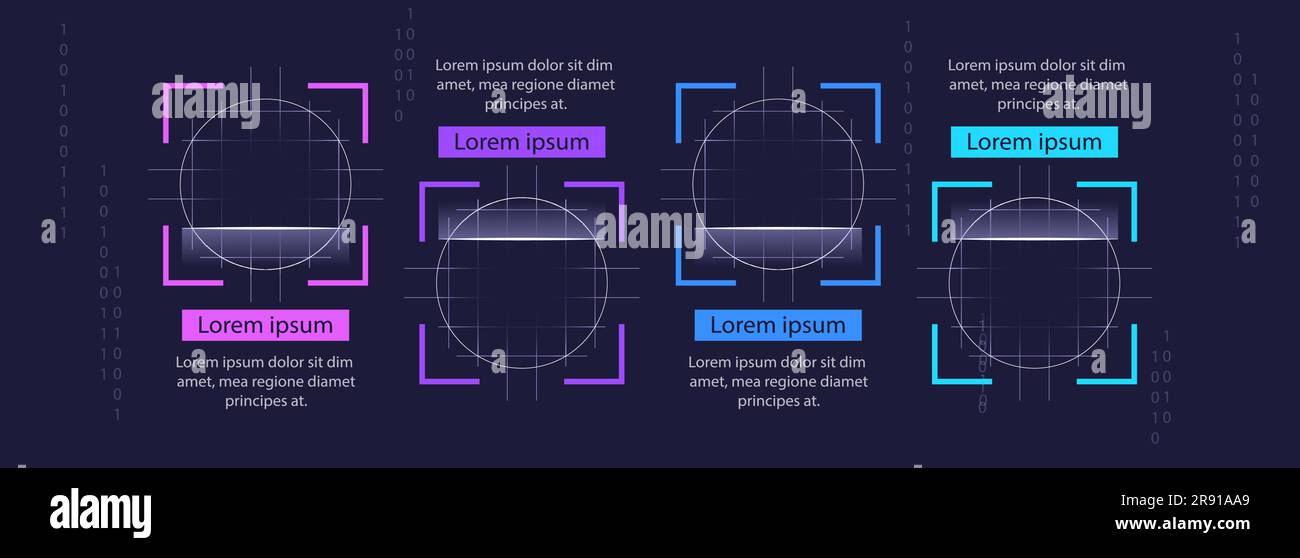 Detection process infographic chart design template Stock Vector Image ...