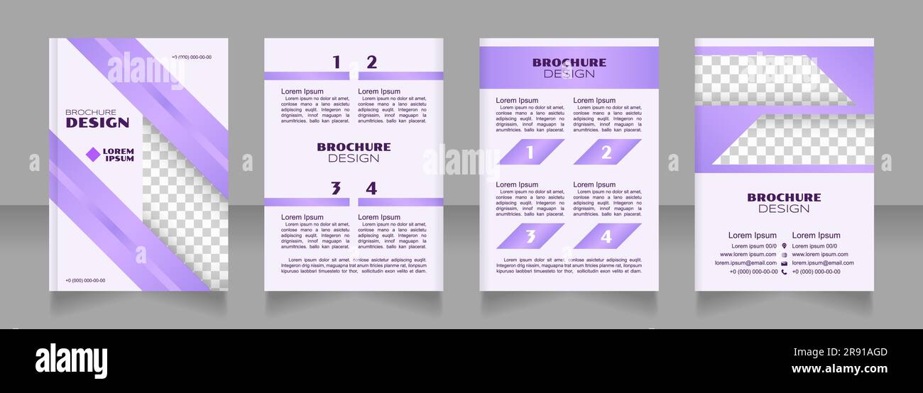 Unemployment rate blank brochure design Stock Vector Image &amp; Art - Alamy