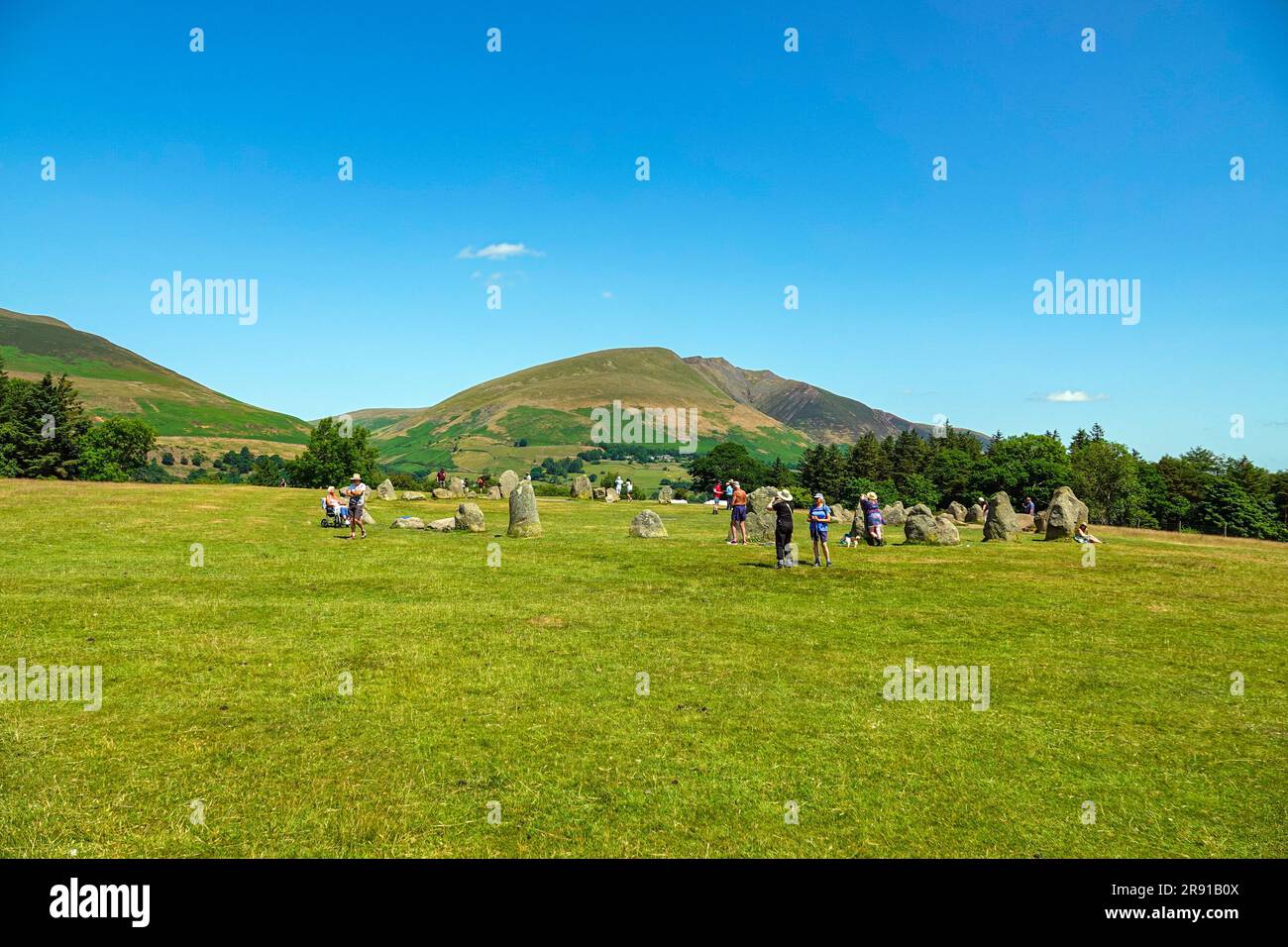 Castlerigg Stone Circle and Blencathra, Saddleback, The English Lake