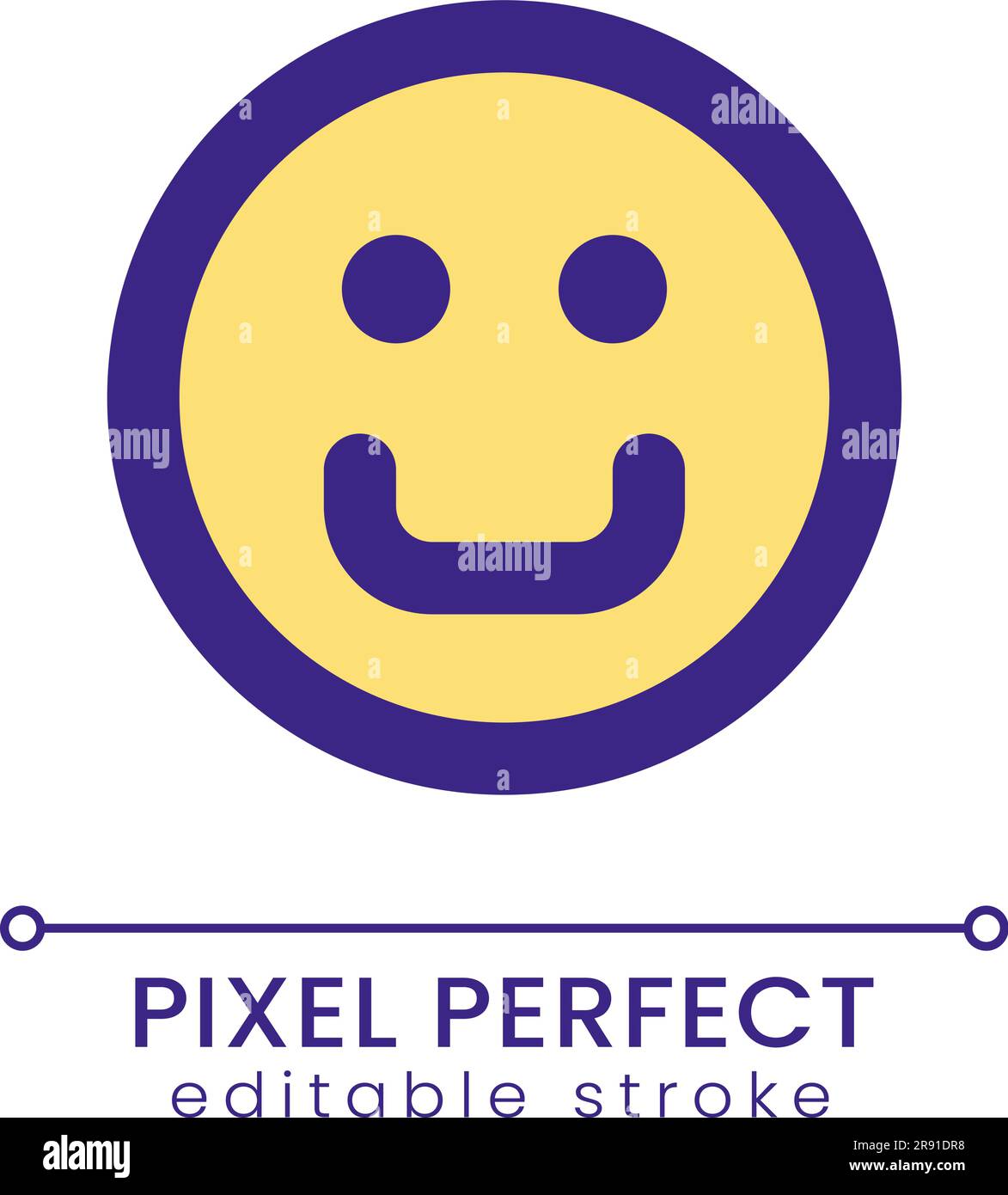 Emoticon pixel perfect RGB color ui icon Stock Vector Image & Art - Alamy
