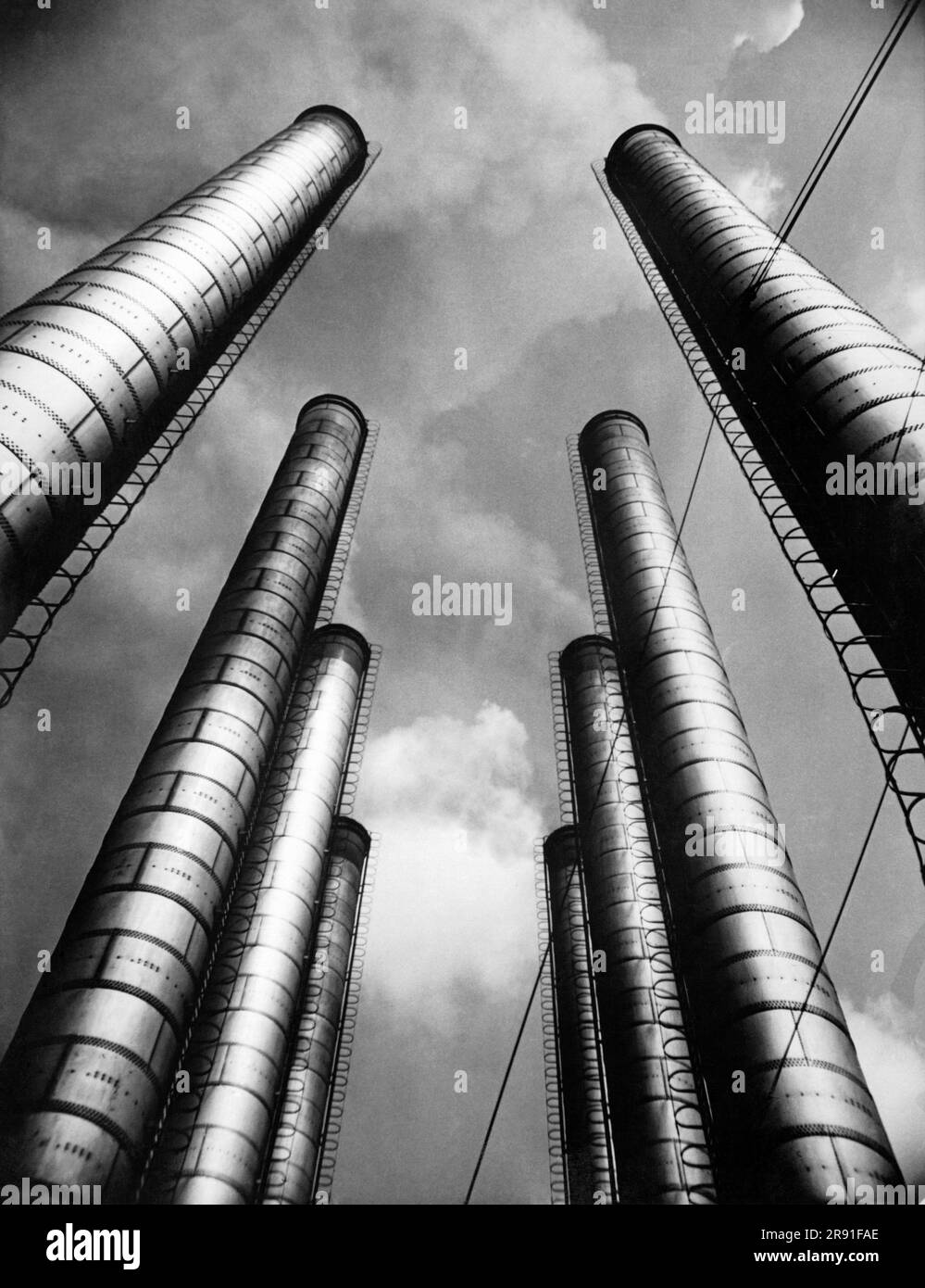 Dearborn, Michigan: c. 1938. A view of the high pressure steam power