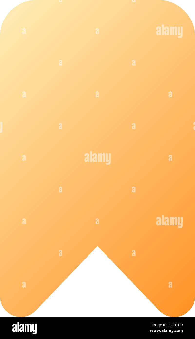 Bookmark pixel perfect flat gradient color ui icon Stock Vector