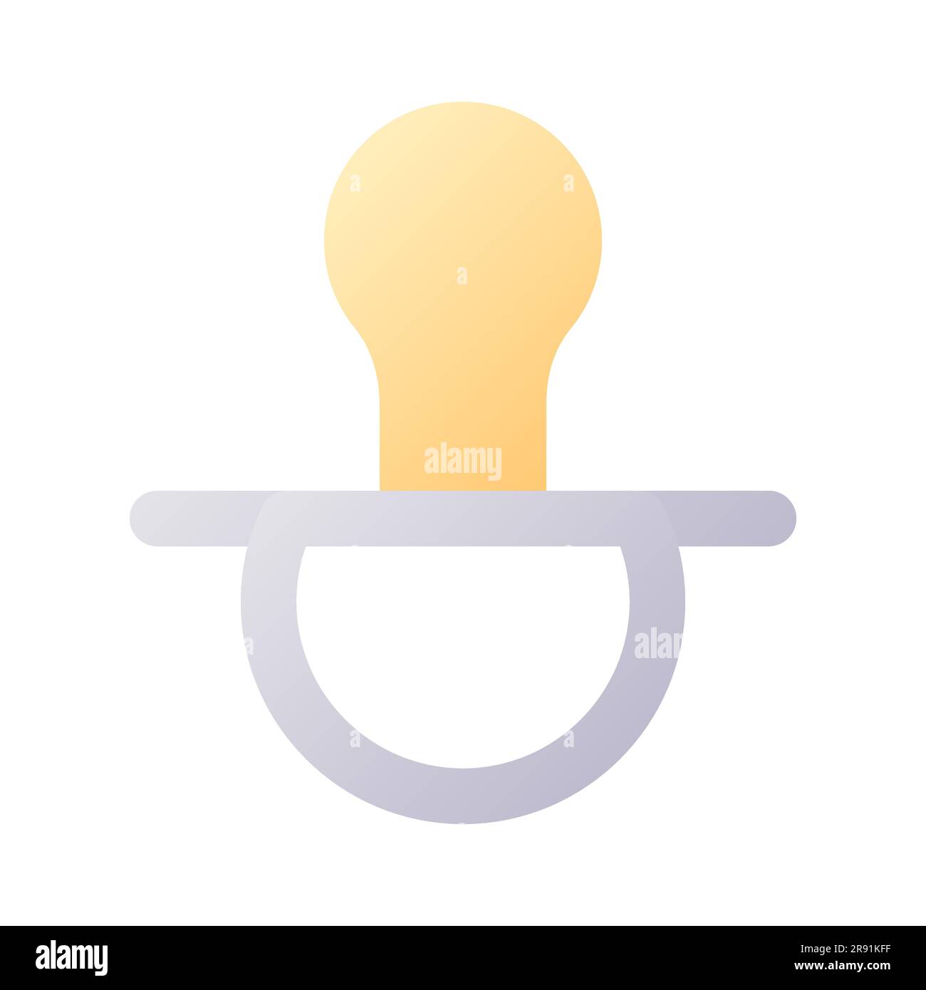 Babysitting pixel perfect flat gradient two-color ui icon Stock Vector