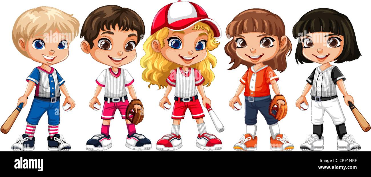 Character baseball bat in Stock Vector Images Alamy