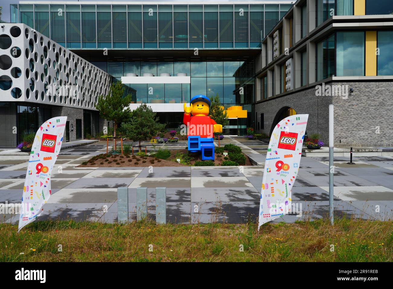 BILLUND, DENMARK –21 AUG 2022- View of the Lego Campus, headquarters of The  Lego Group, Home of the Brick, the world's largest toy company, located in  Stock Photo - Alamy