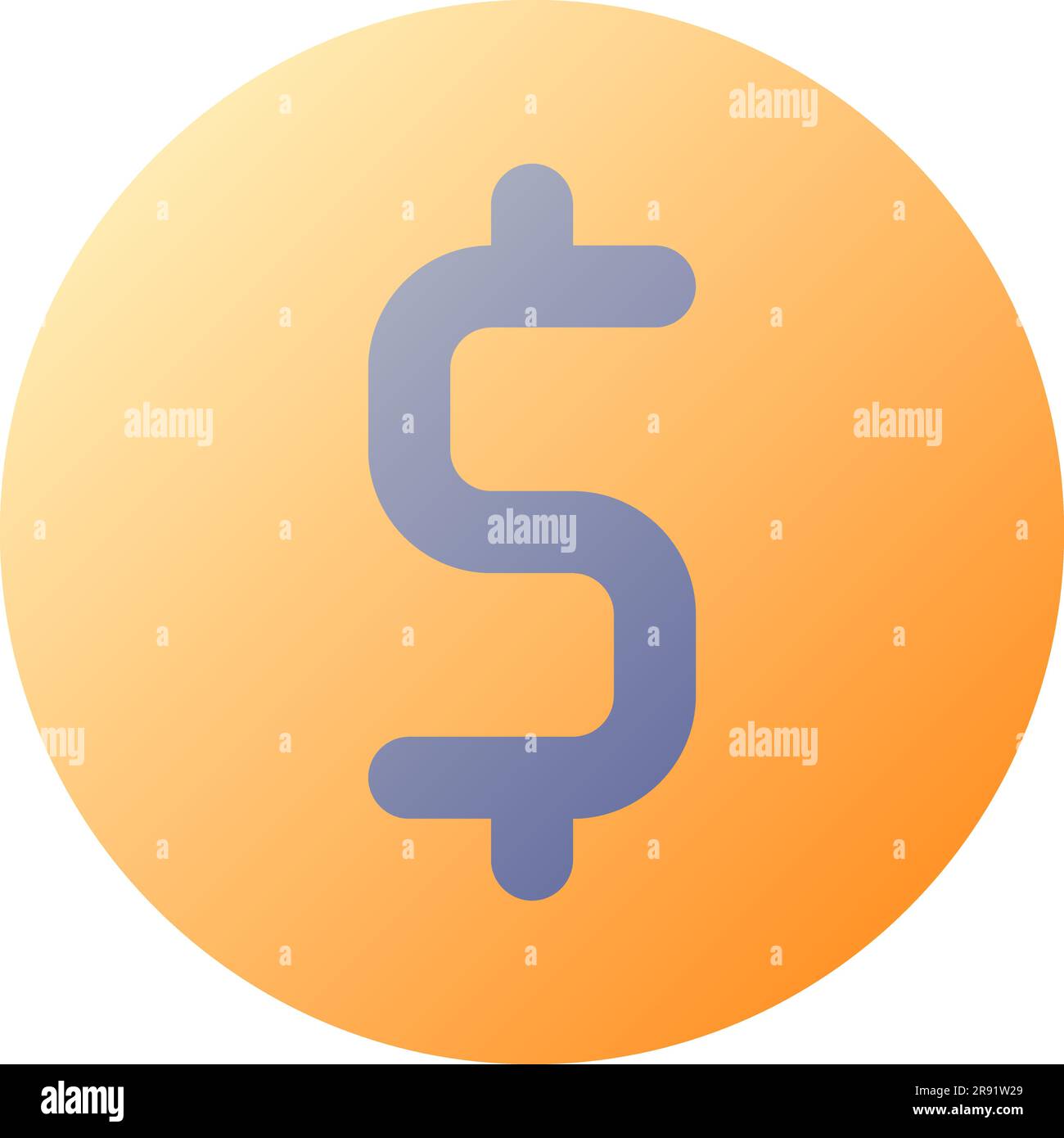 Coin pixel perfect flat gradient color ui icon Stock Vector Image & Art ...
