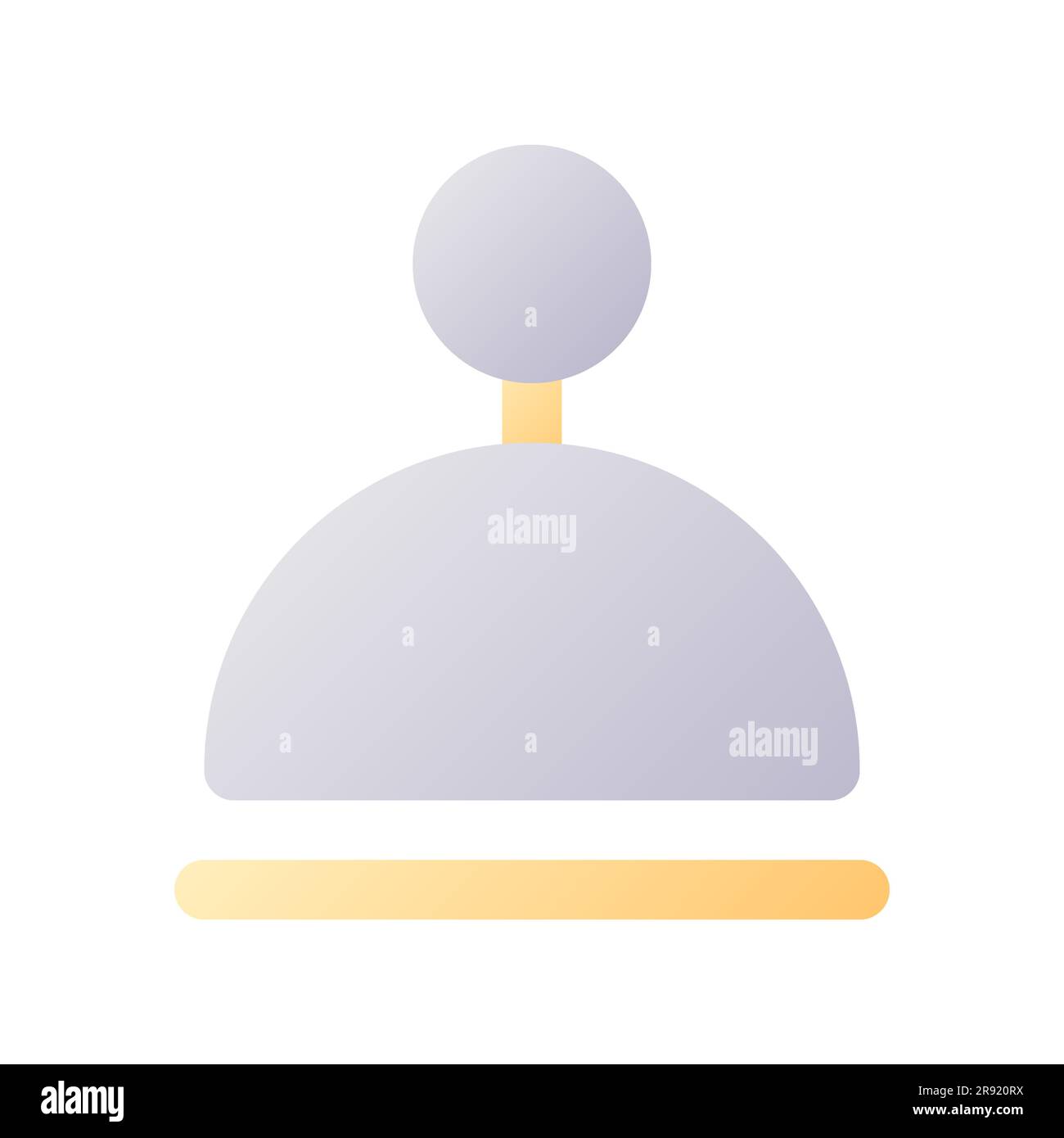 In room dining pixel perfect flat gradient two-color ui icon Stock ...