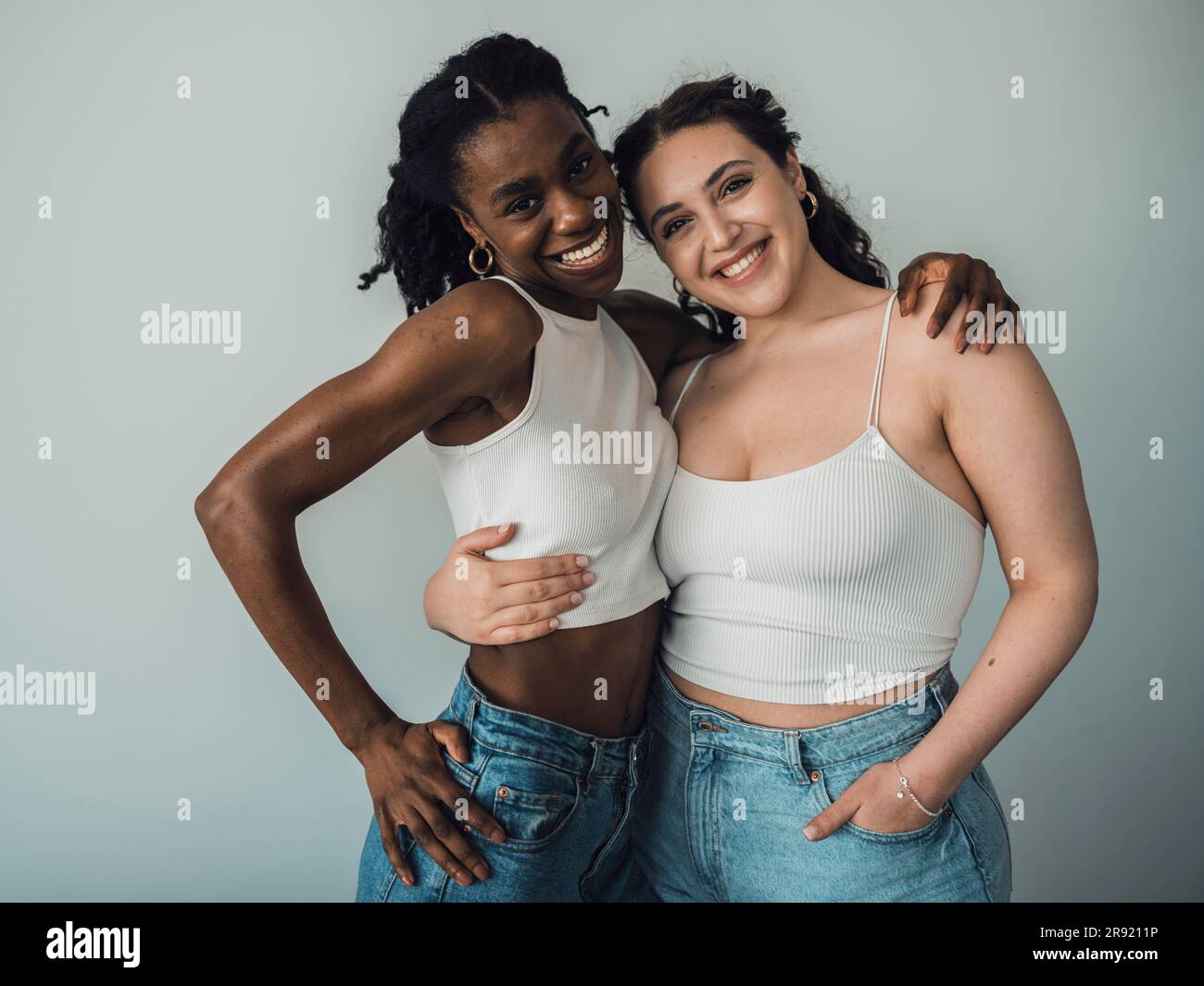 Woman embracing body positivity hi-res stock photography and images - Alamy