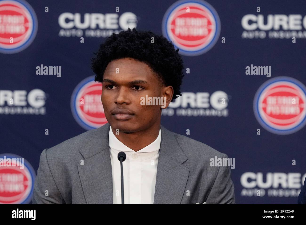 Detroit Pistons No. 5 NBA basketball draft pick Ausar Thompson is