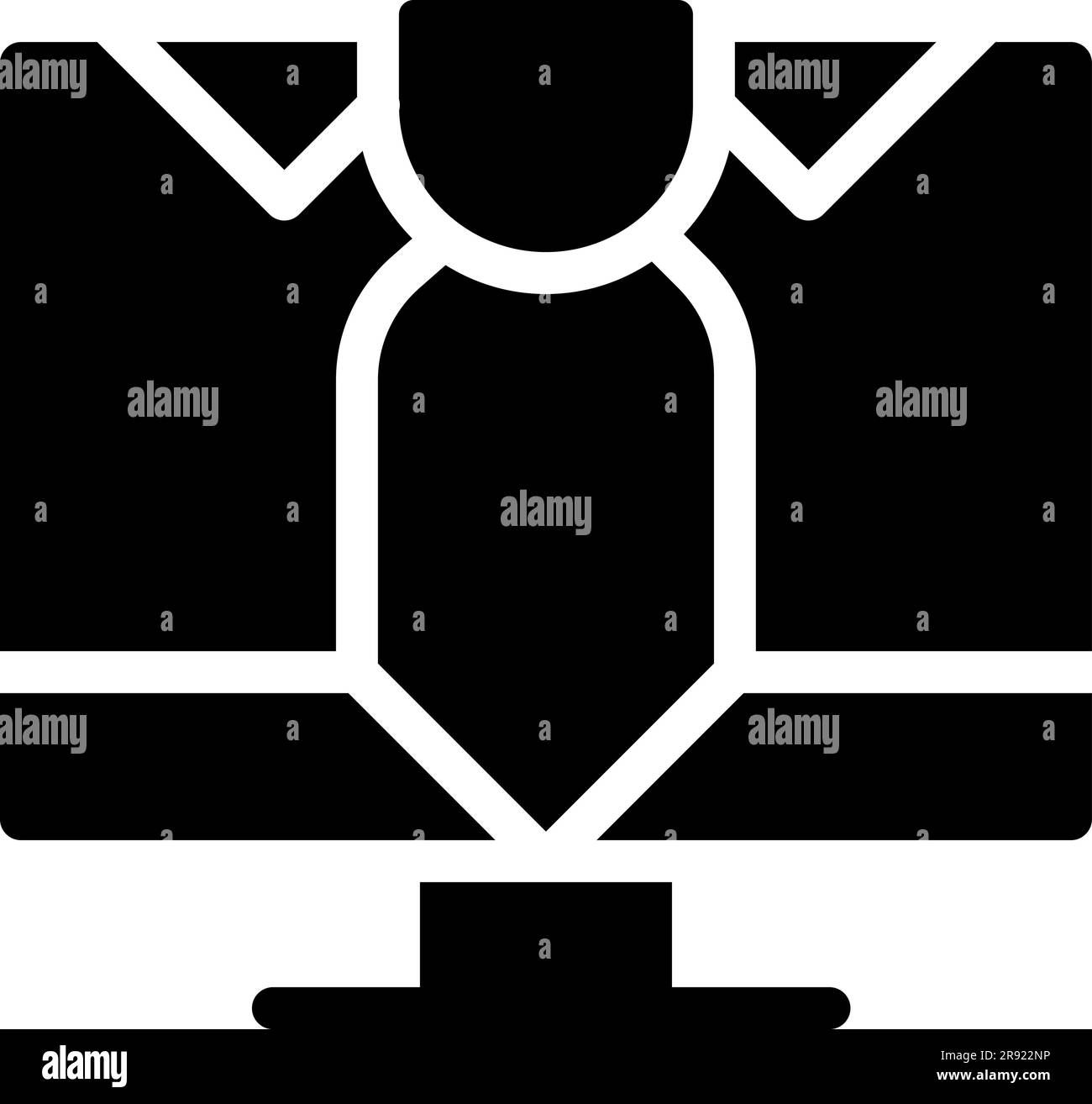Business online black glyph icon Stock Vector Image & Art - Alamy