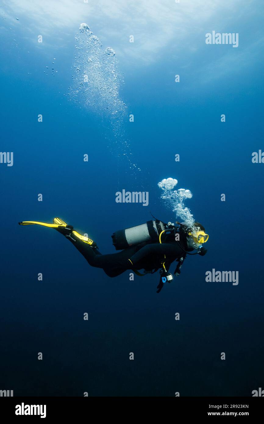 Girls scuba diving hi-res stock photography and images - Alamy