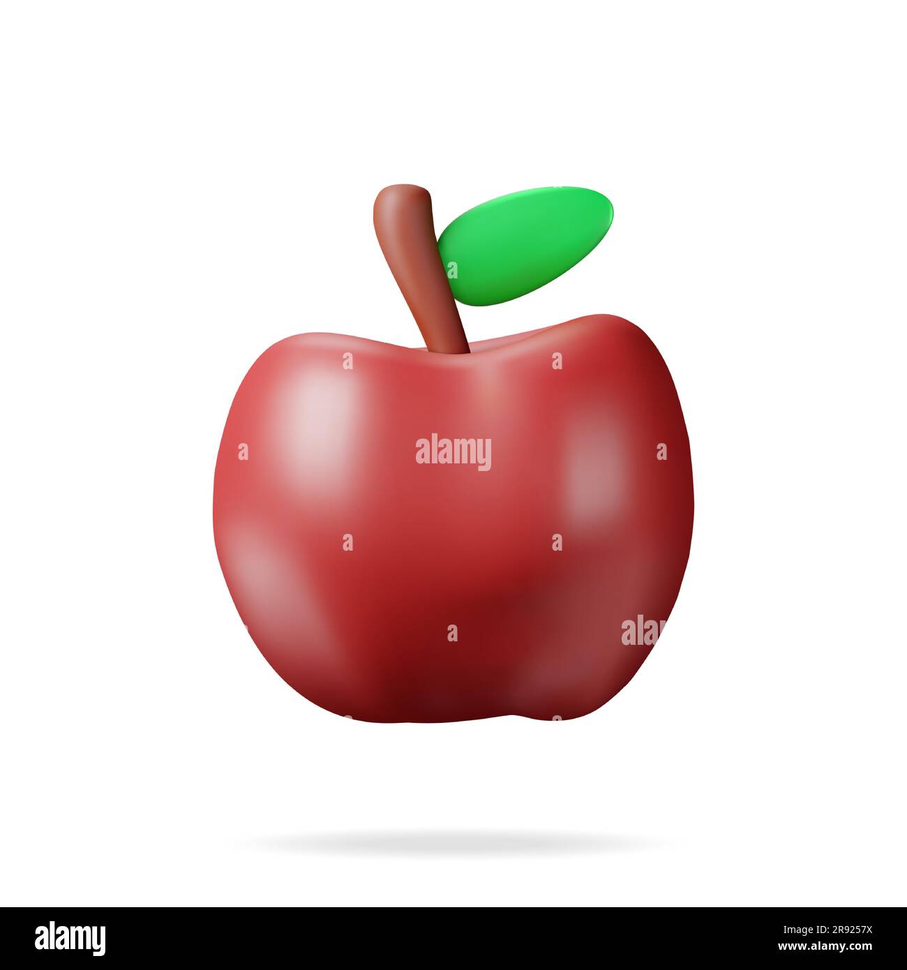 Cartoon Red Apple Vector Image #119201 TemplateMonster, 46% OFF