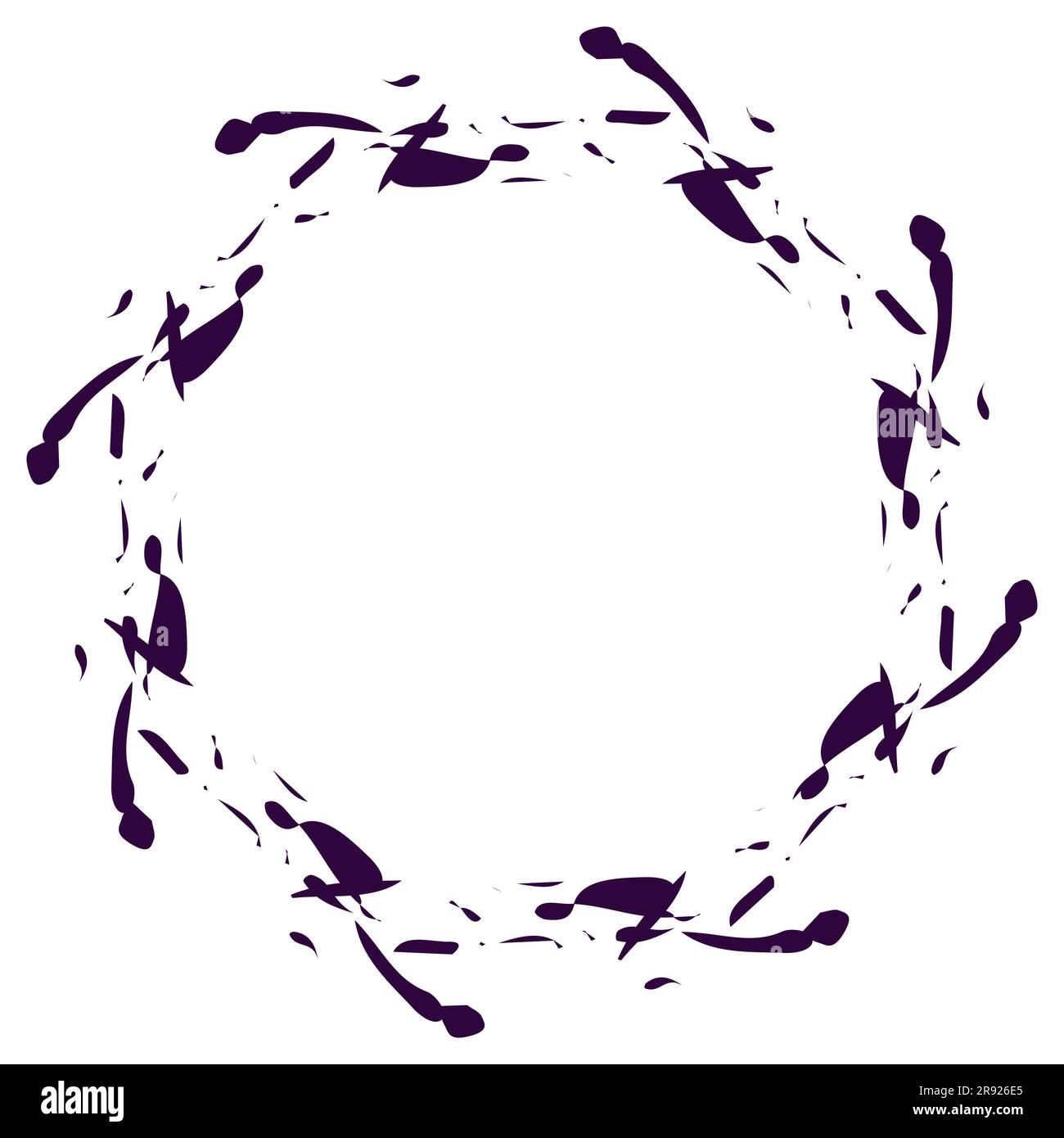 Abstract pattern Vector illustration Isolated on white background Stock ...