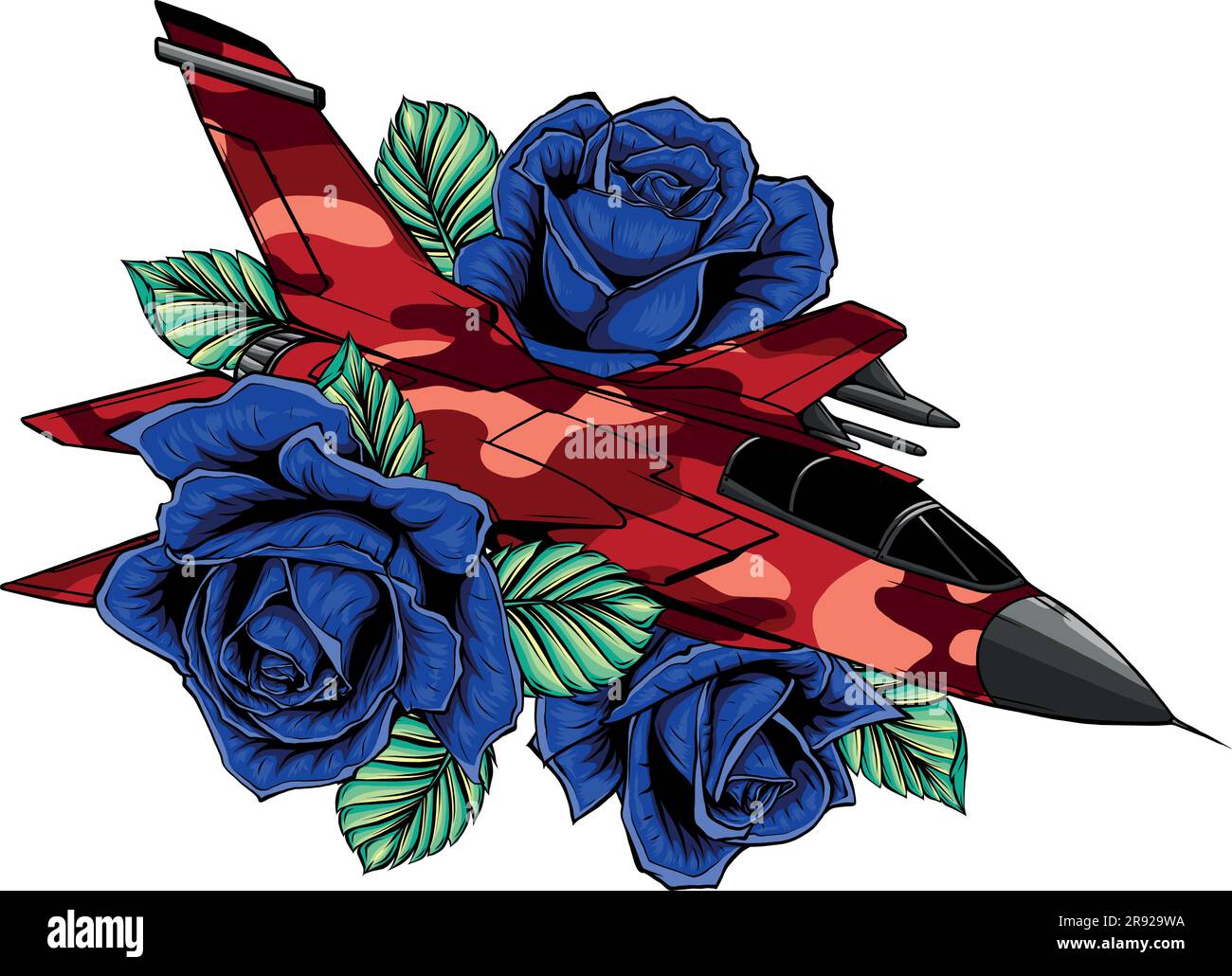 airforces with roses
