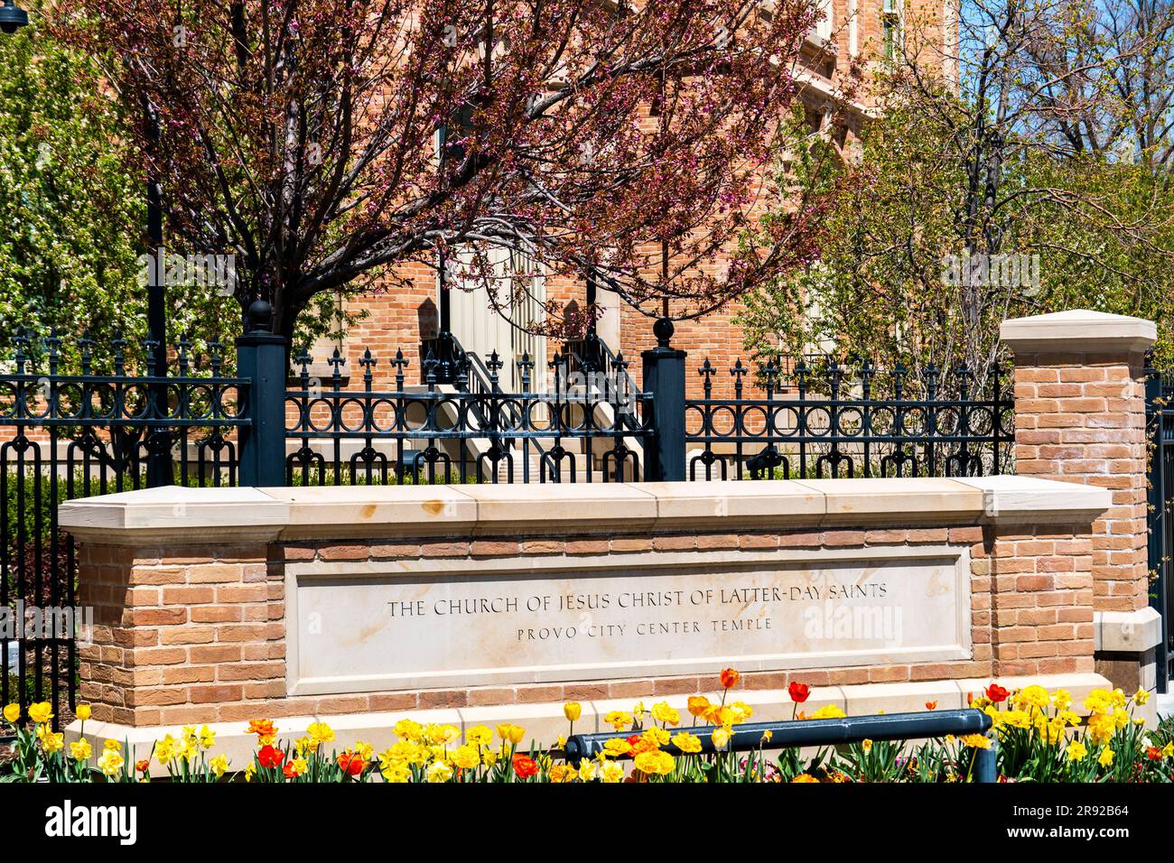 The Provo LDS temple Stock Photo - Alamy