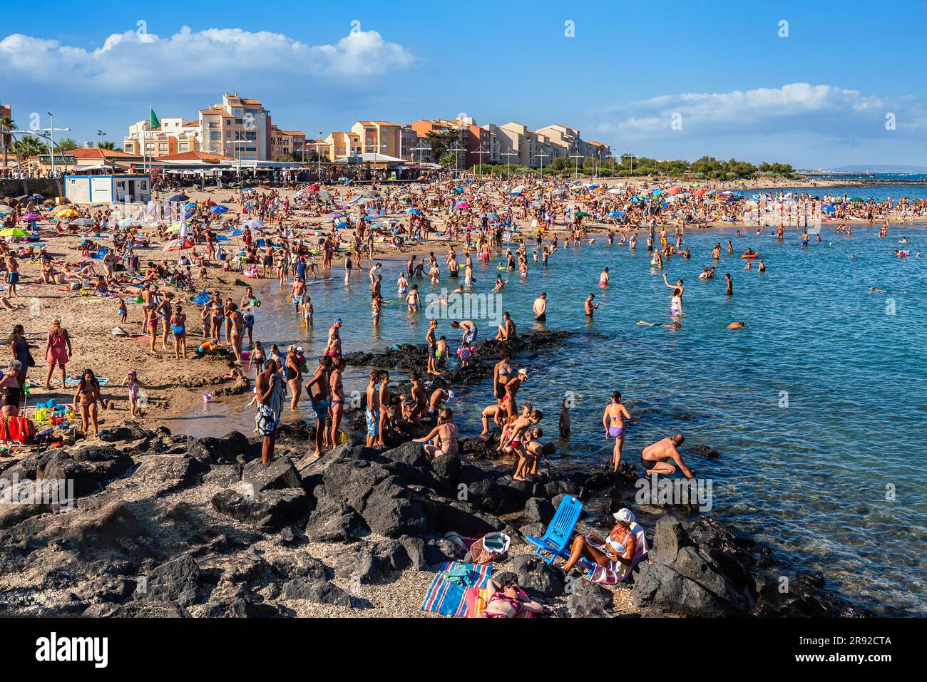 Cap d'agde france beach hi-res stock photography and images - Alamy