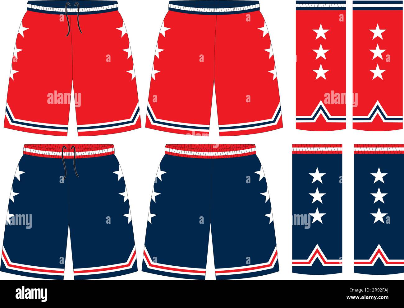 Basketball Shorts Mock ups templates Stock Vector Image & Art - Alamy