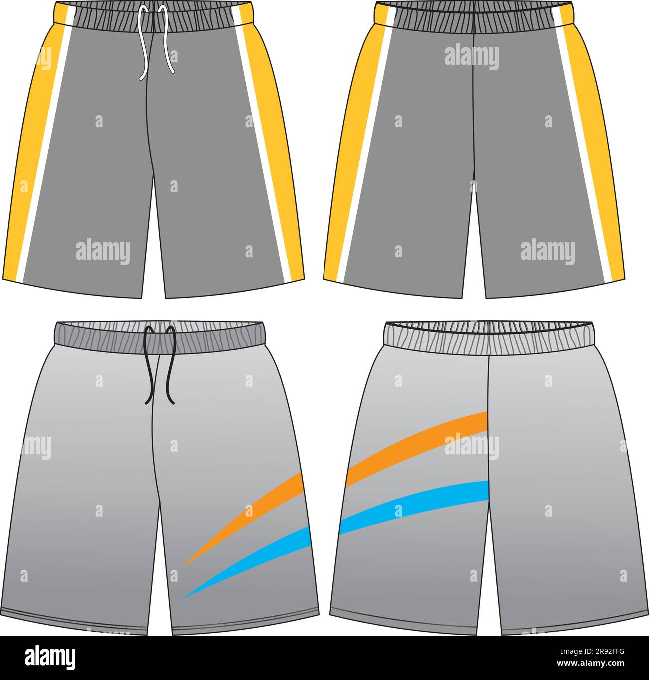 Basketball Shorts Mock ups templates Stock Vector Image & Art Alamy