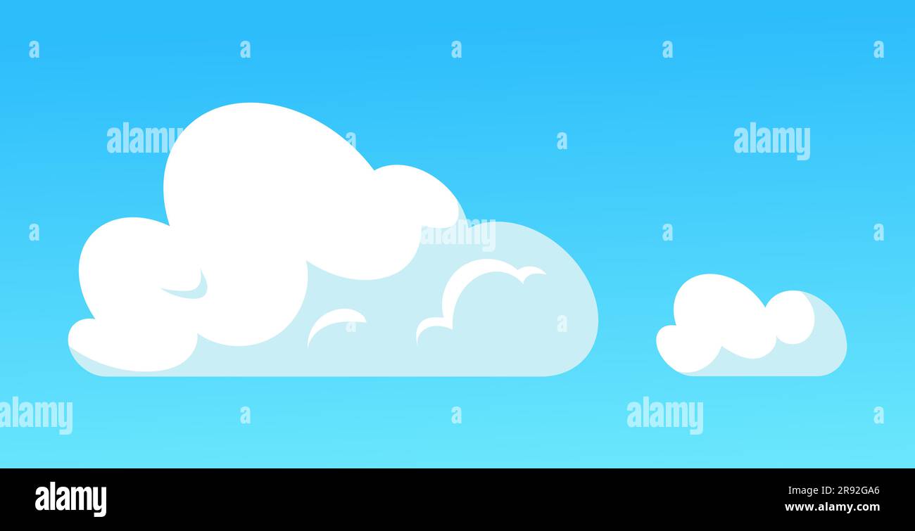 White cloud in blue sky concept Stock Vector Image & Art - Alamy