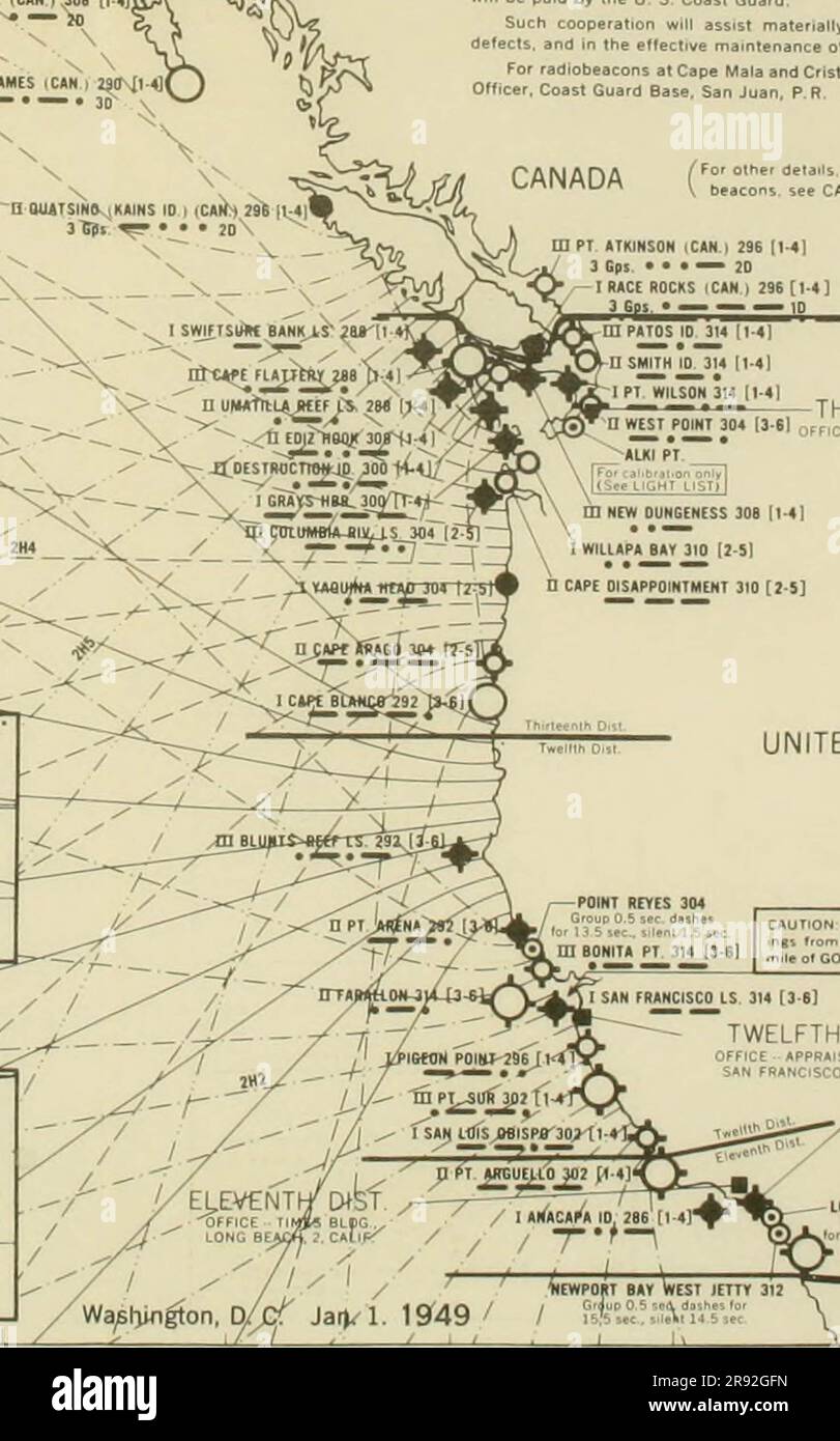 "Electronic navigational aids; loran, radiobeacon, and radarbeacon