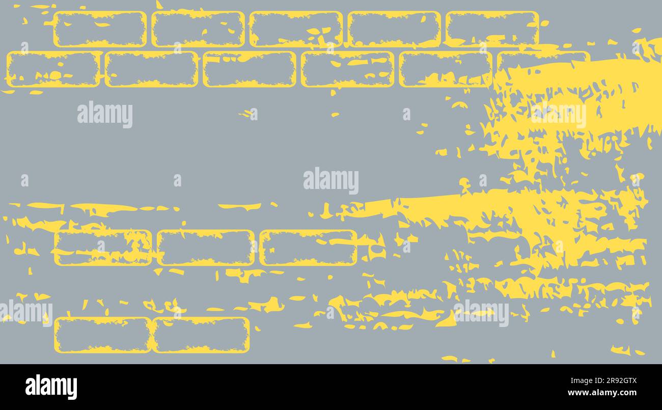 Grey and yellow abstract horizontal background Copy space Vector illustration Stock Vector