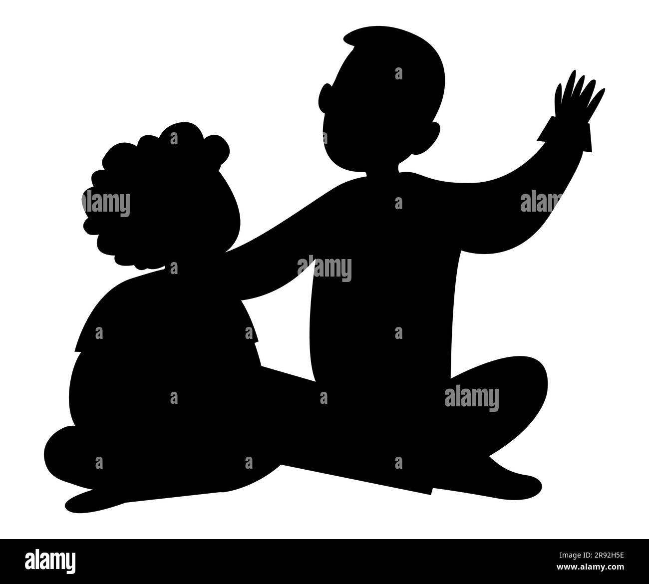 relationship-childhood-black-and-white-stock-photos-images-alamy