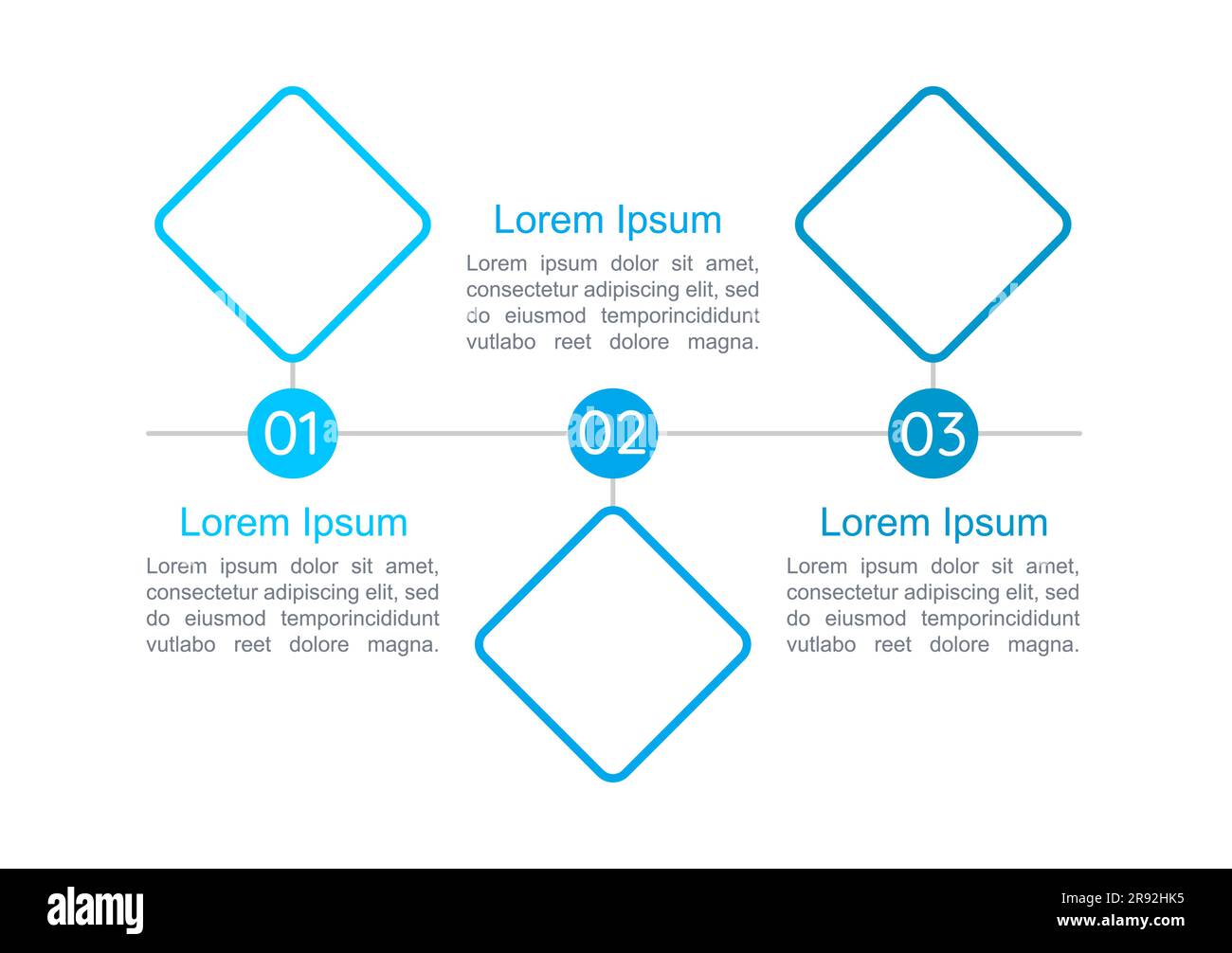 Business stratup blue infographic chart design template Stock Vector ...