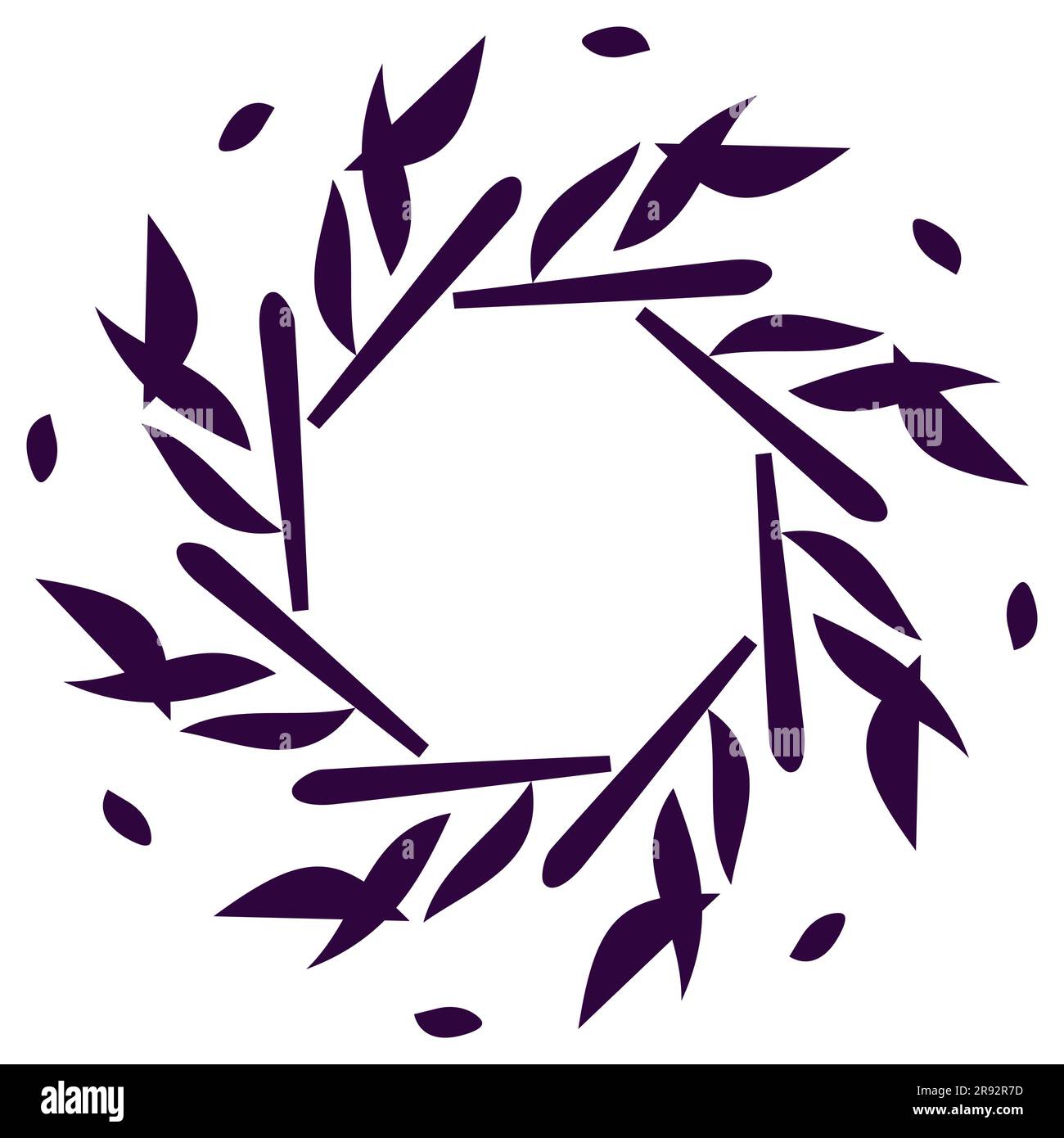 Abstract pattern Vector illustration Isolated on white background Stock ...
