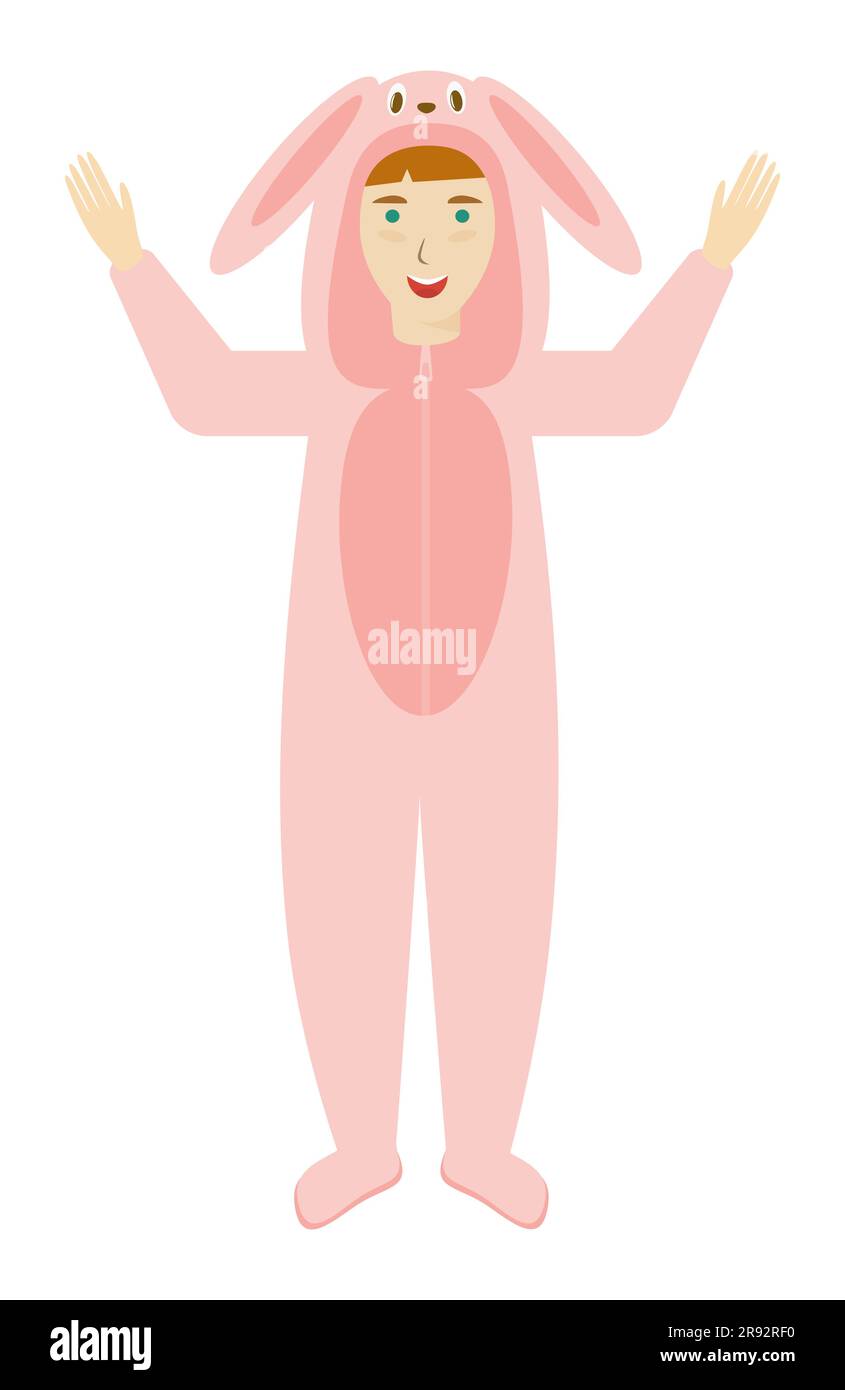 Cute child rabbit costume Cut Out Stock Images & Pictures - Alamy