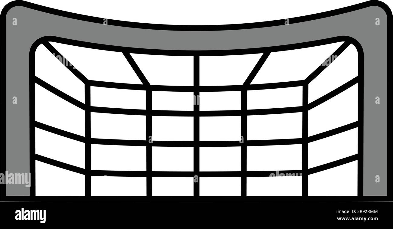 Football goal icon design template vector isolated Stock Vector Image