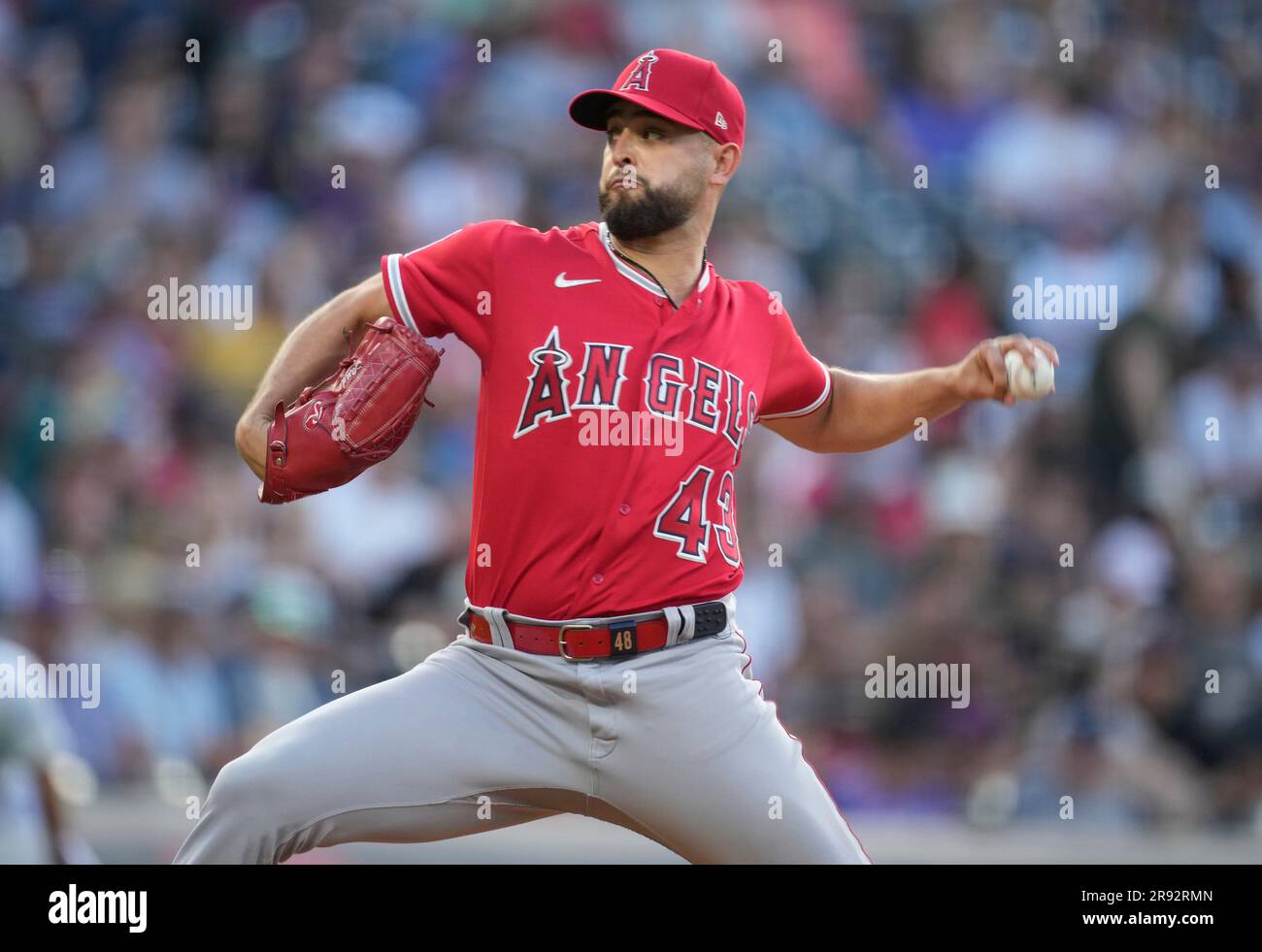 Los Angeles Angels Starting Pitcher Patrick Sandoval Works Against The ...