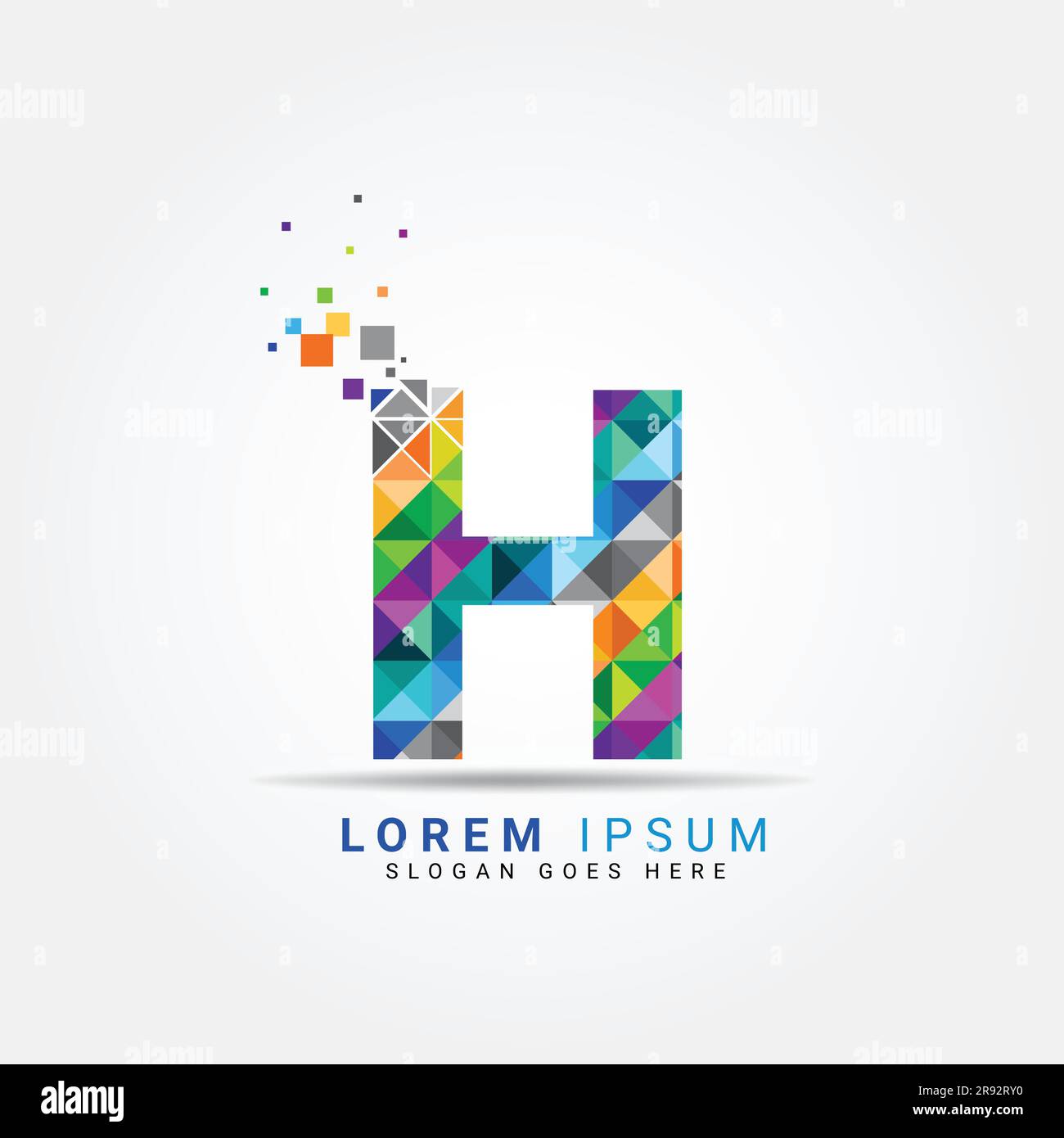 Logo letter h vector vectors hi-res stock photography and images - Alamy