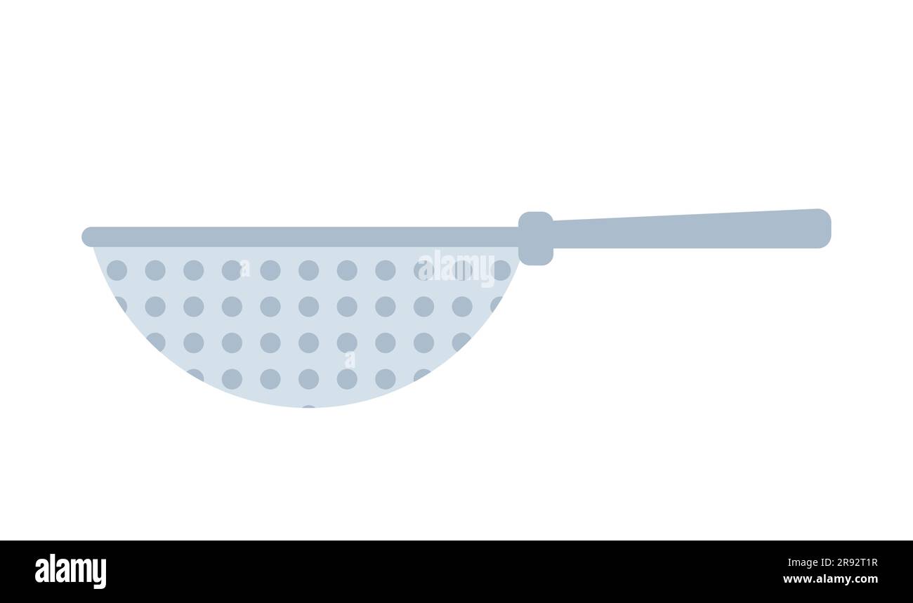 Kitchen colander concept Stock Vector