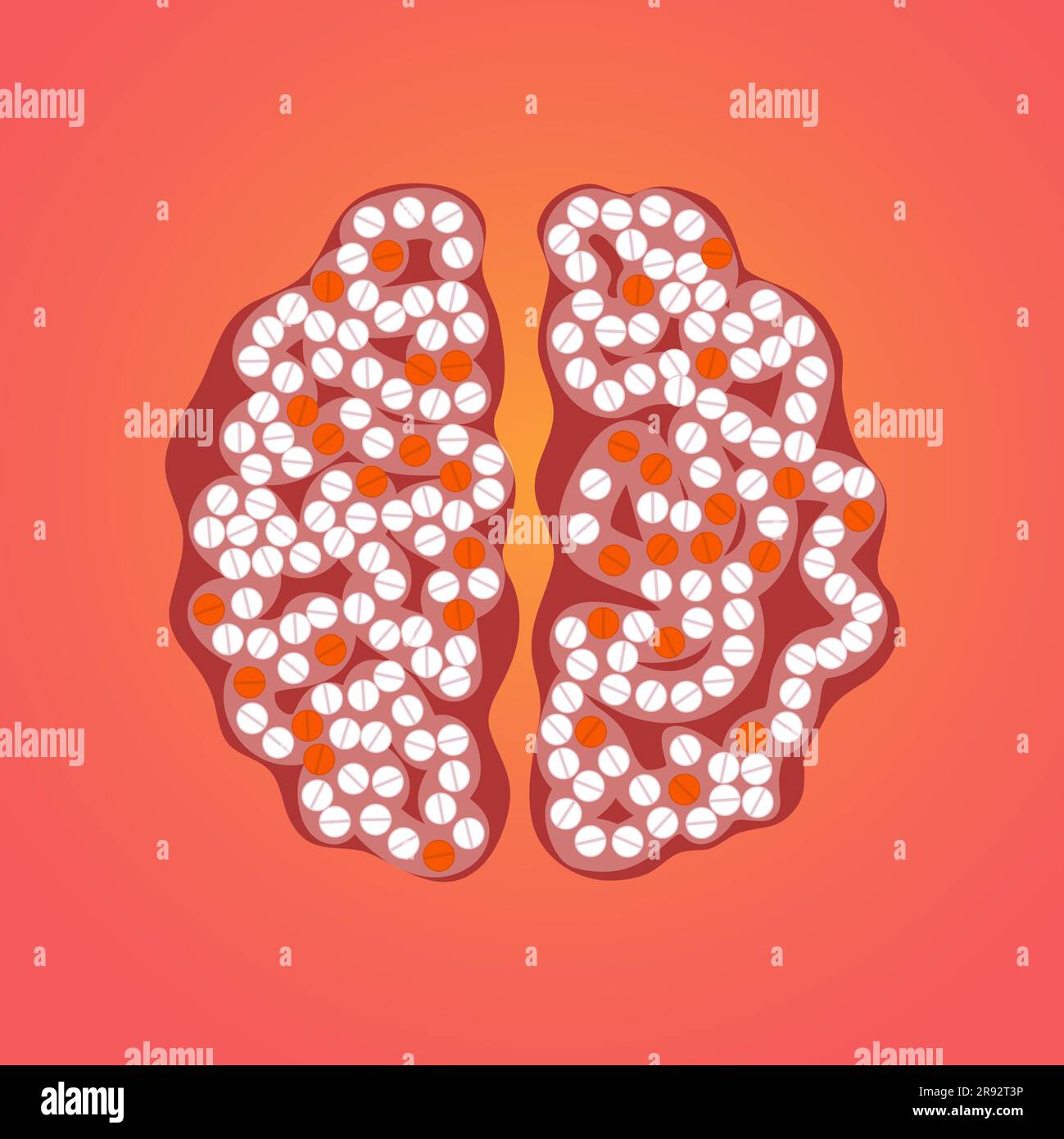 Multiple sclerosis, conceptual illustration Stock Photo - Alamy