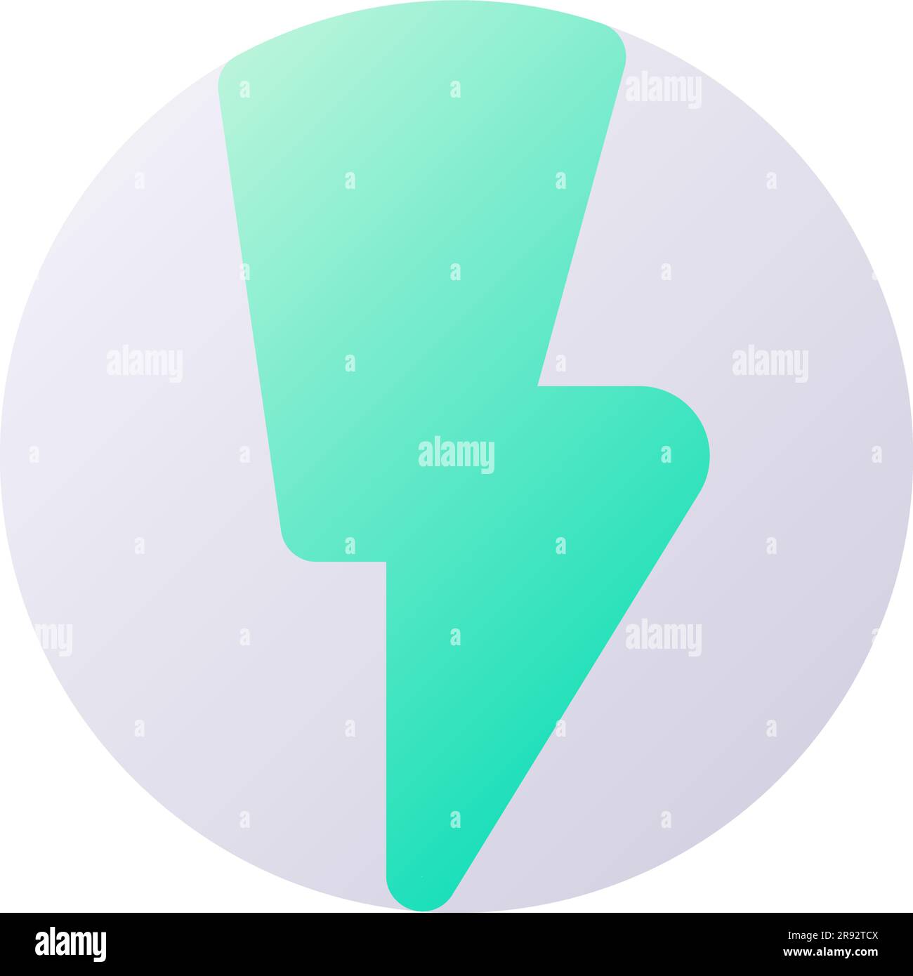 Cryptocurrency coin pixel perfect flat gradient two-color ui icon Stock Vector