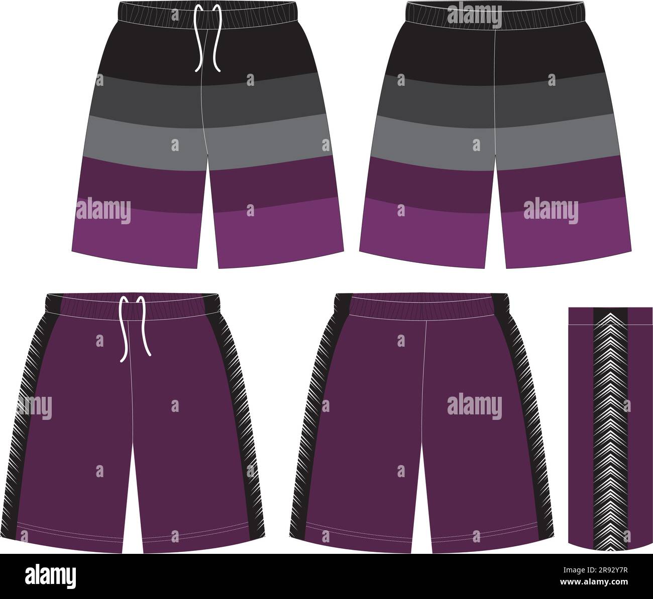Basketball Shorts Mock ups Templates Stock Vector Image & Art - Alamy