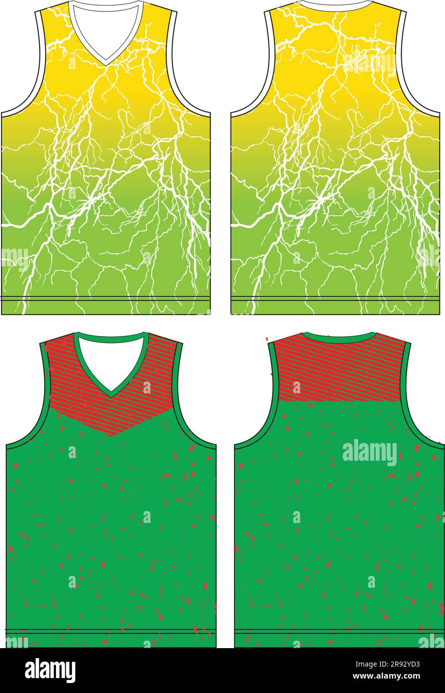Basketball Jersey Mock ups Templates Stock Vector Image & Art - Alamy